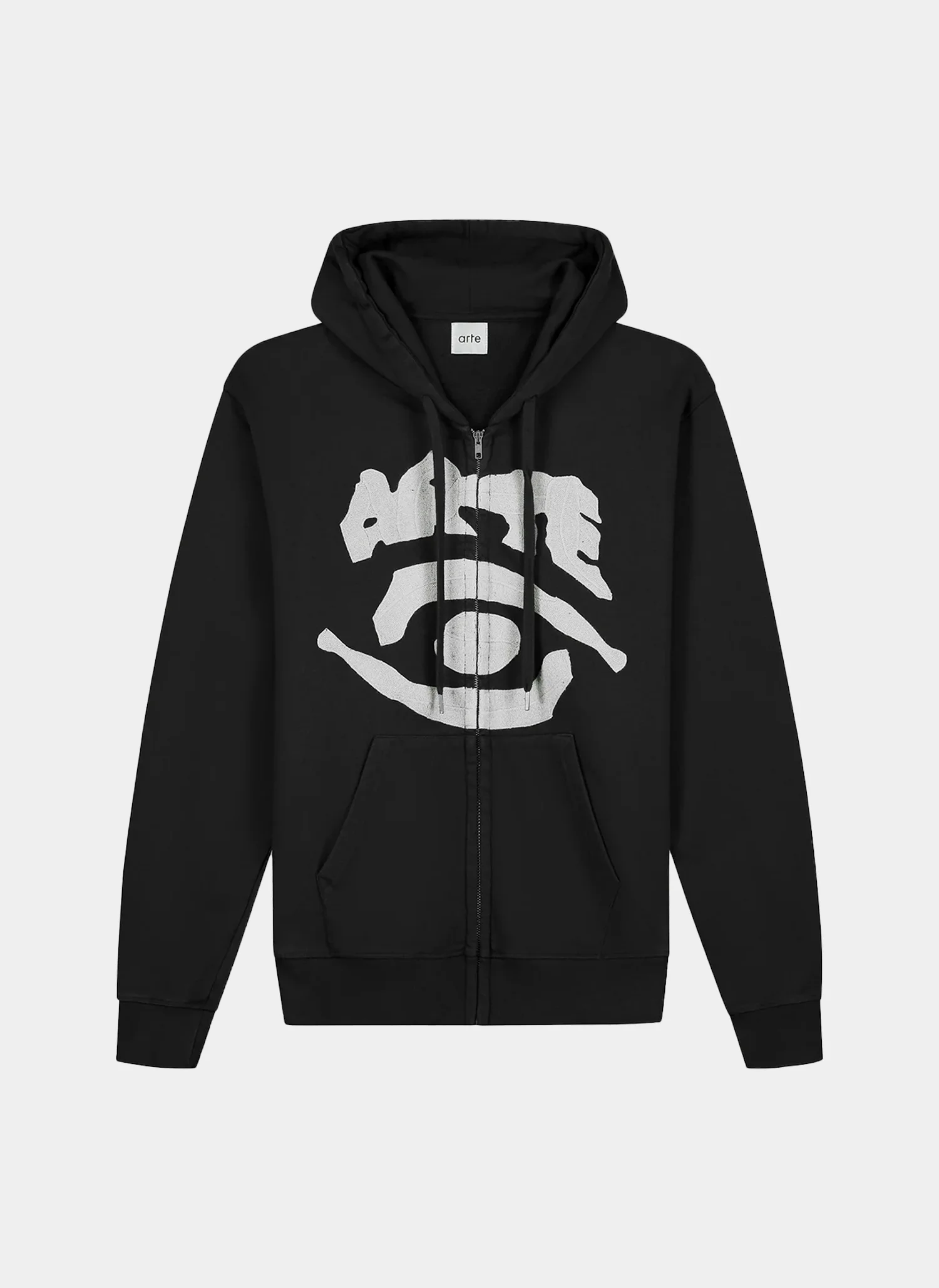 Худи на молнии Eye Front Zip Hoodie Black