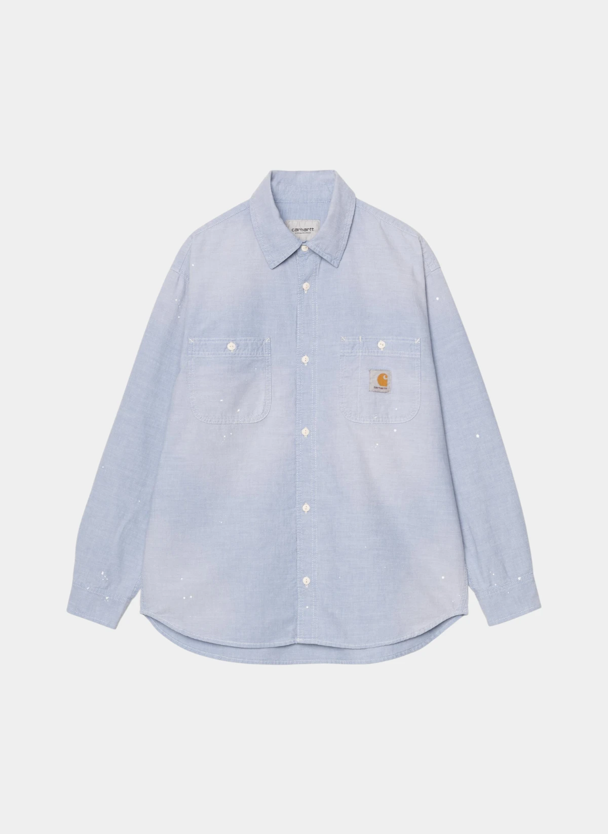 Рубашка L/S Painter Shirt Blue (Worn Used, Splatter)