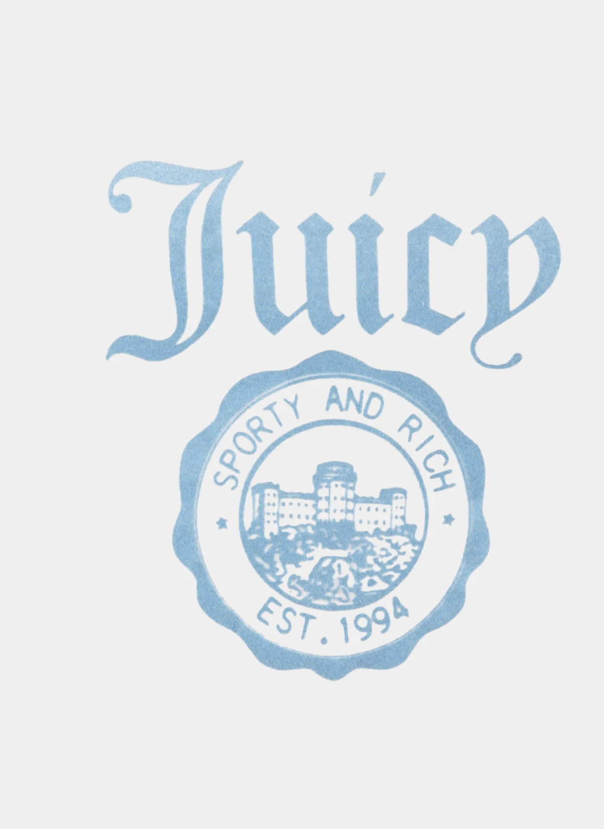 Футболка Juicy Emblem Essentials Tee White/Sky Blue