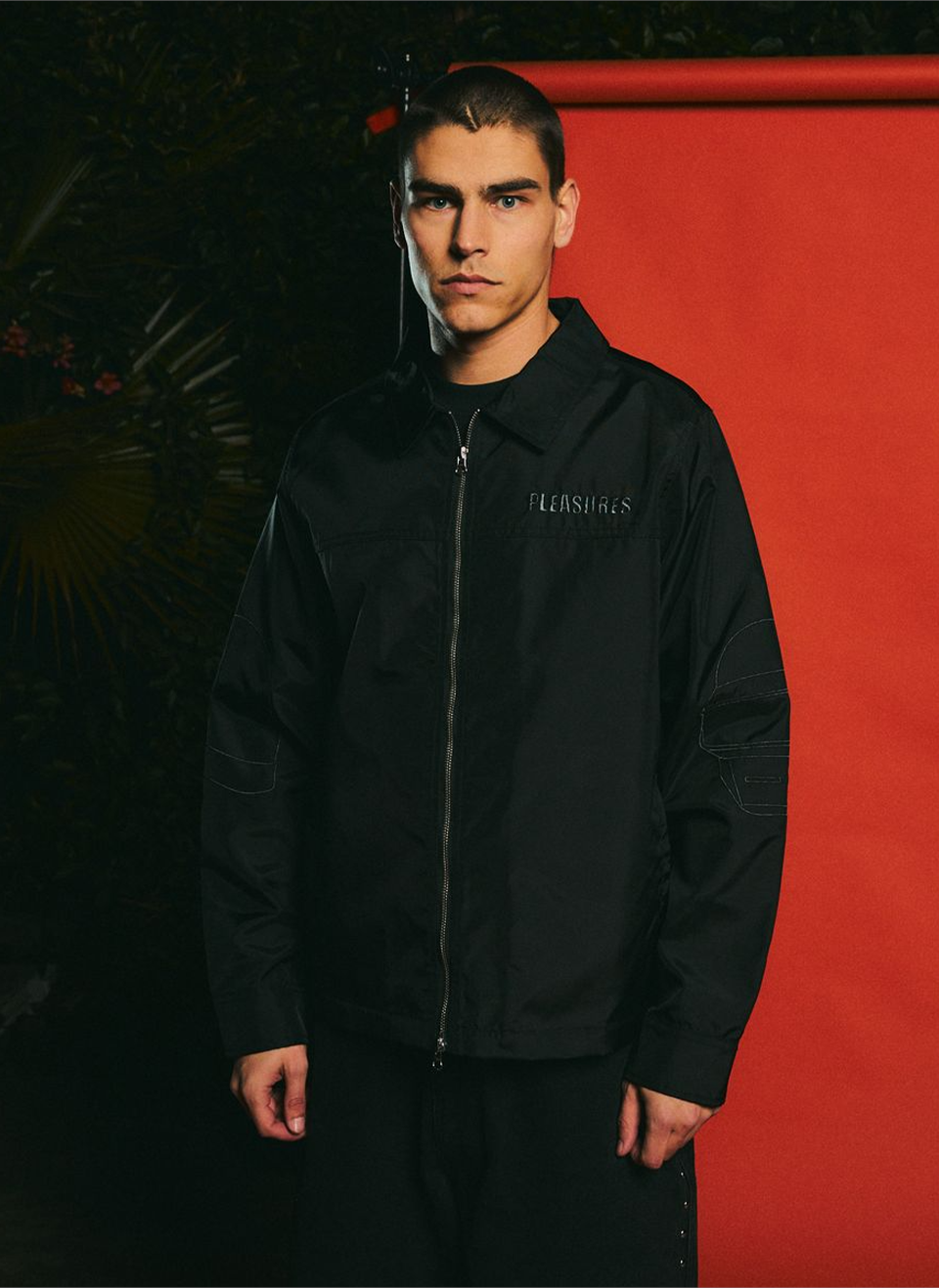 Куртка Pleasures x Daft Punk Helmets Nylon Work Jacket Black