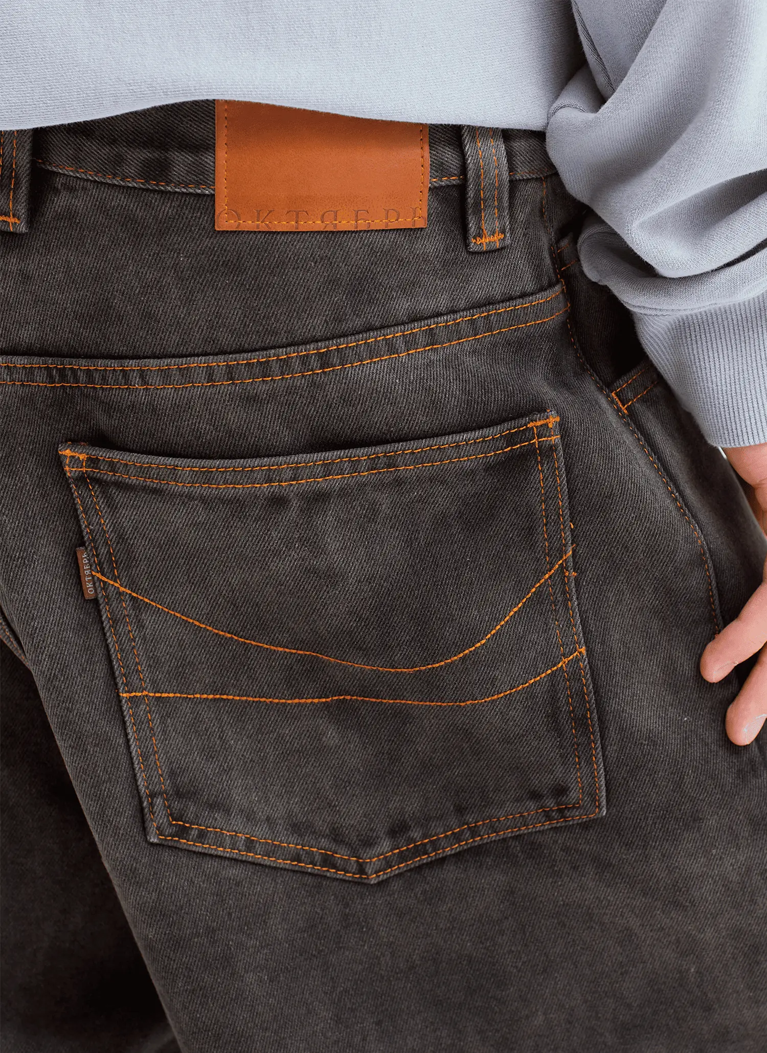 Шорты Og Logo Baggy Denim Shorts BLACK STONE WASHED