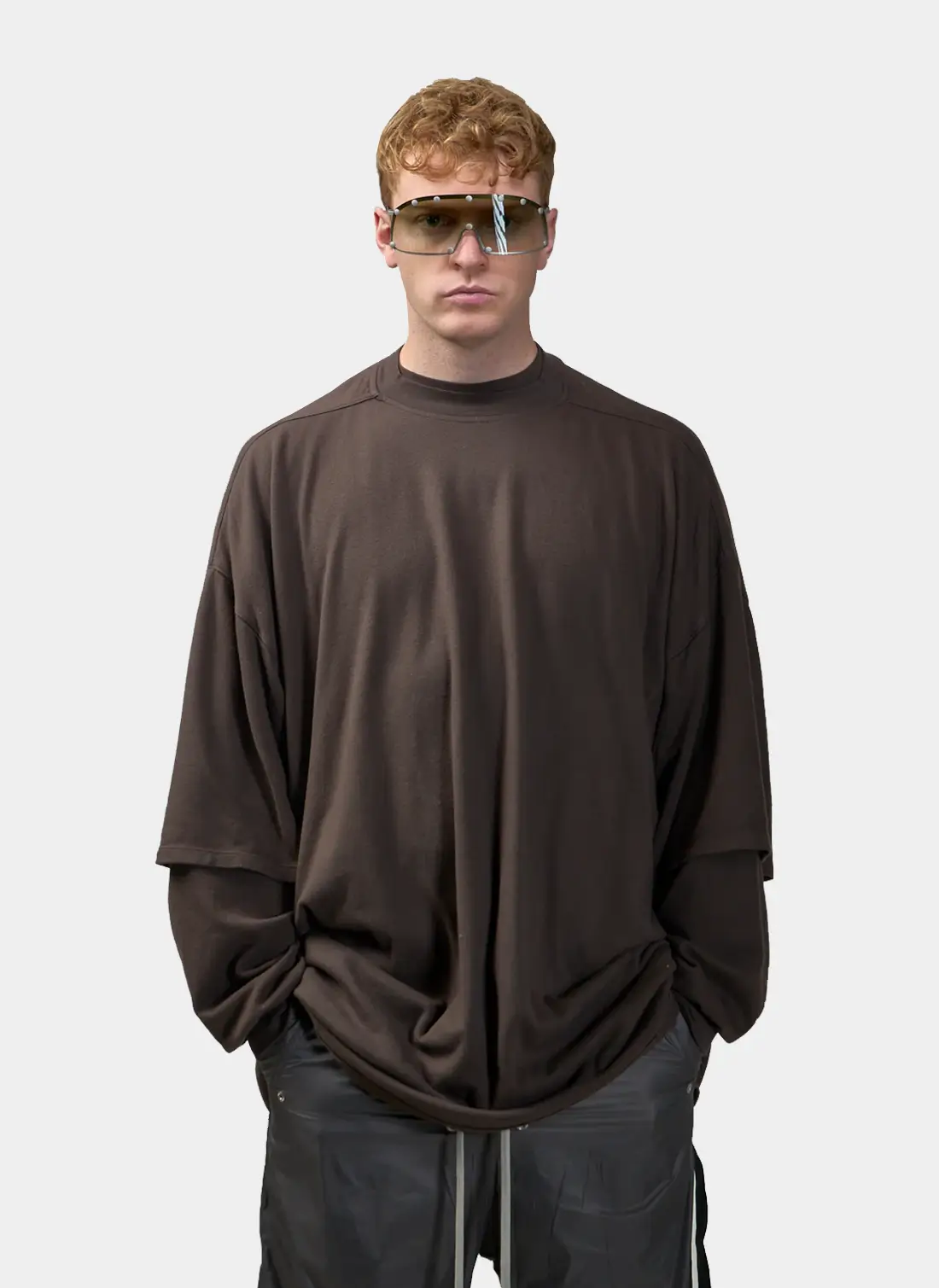 Лонгслив Tommy Hustler LS T-Shirt  Dark Dust