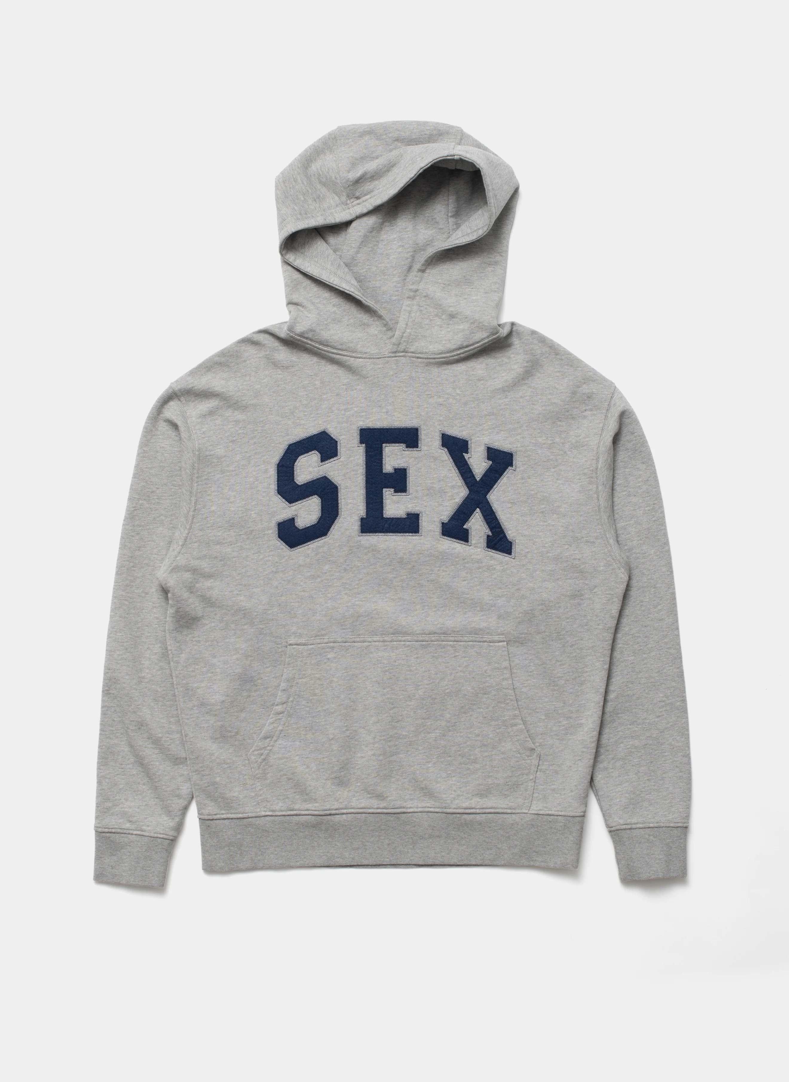 Худи с капюшоном Sex Hoodie Melange Grey