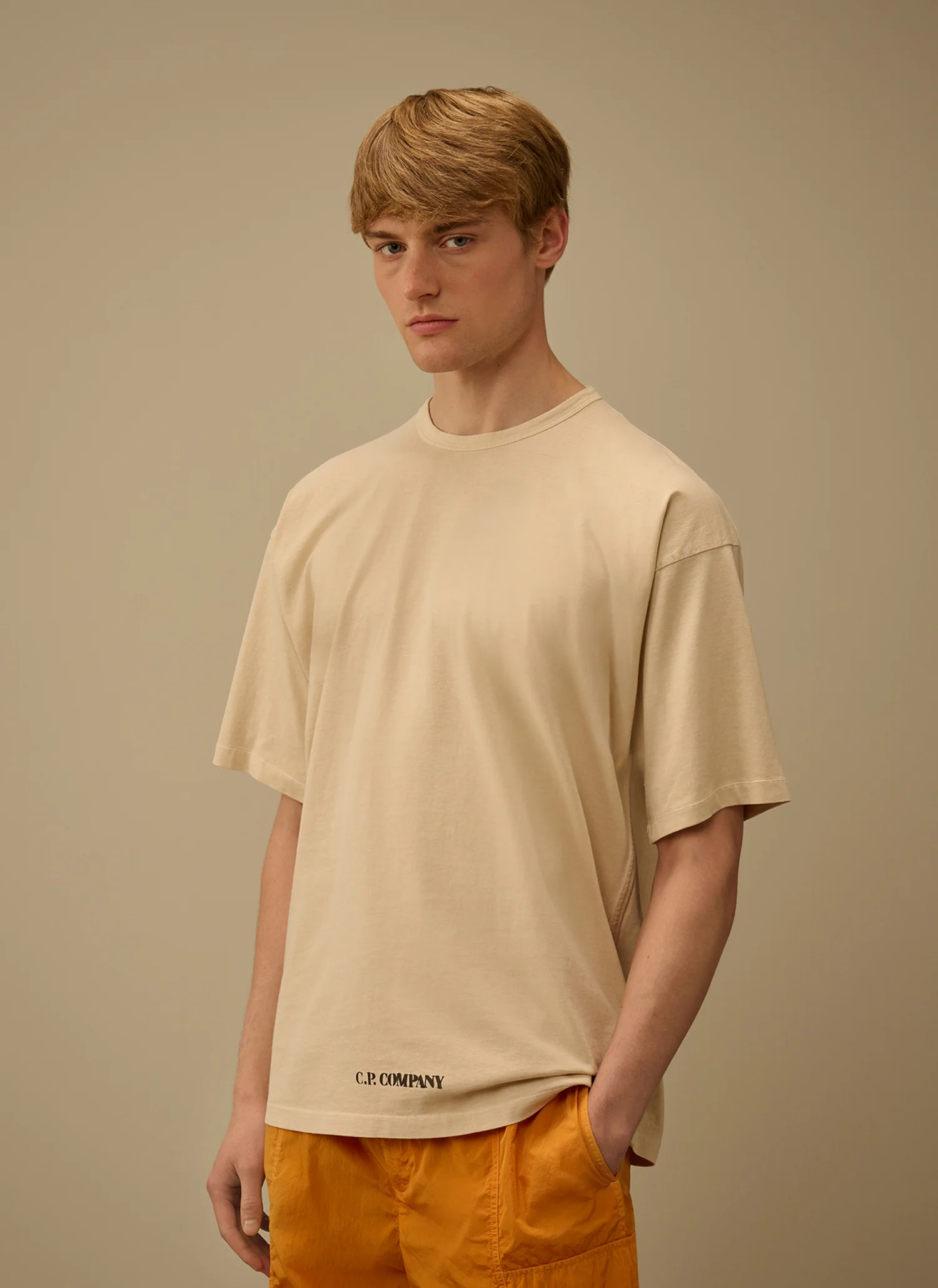 Футболка 24/1 Piquet Pigment Dyed Short Sleeve T-Shirt Frozen Dew