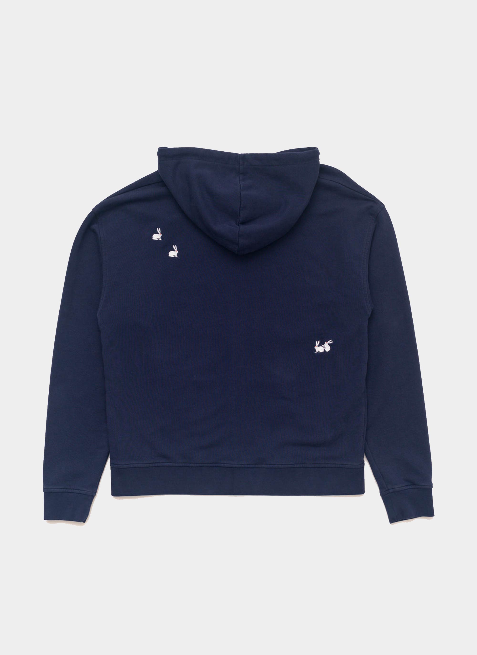 Худи на молнии Hare Tease Navy Blue Худи на молнии Hare Tease Navy Blue