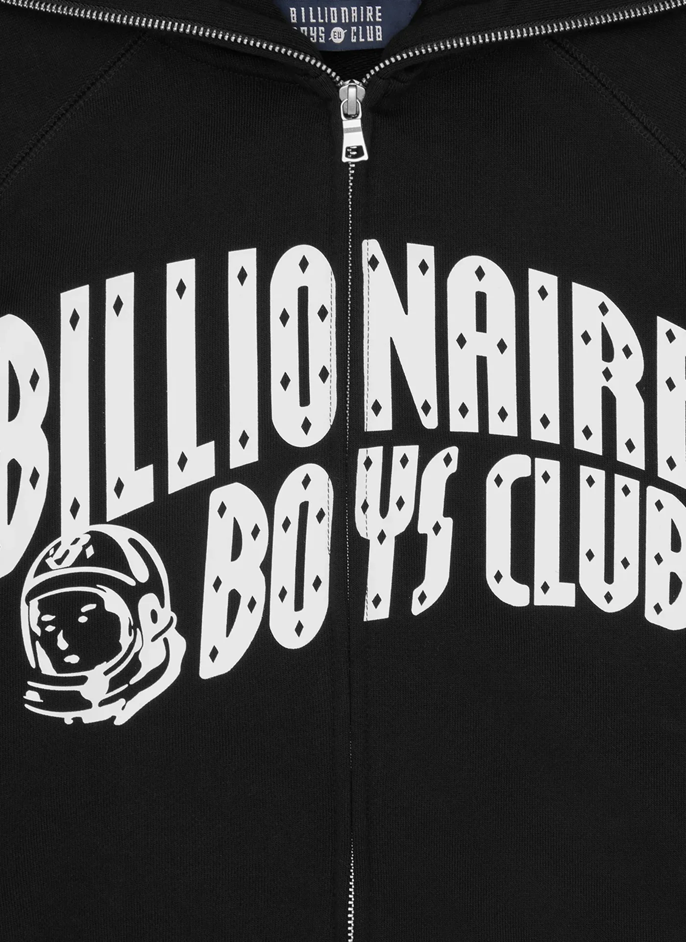 Худи на молнии Arch Logo Full Zip Through Hood Black