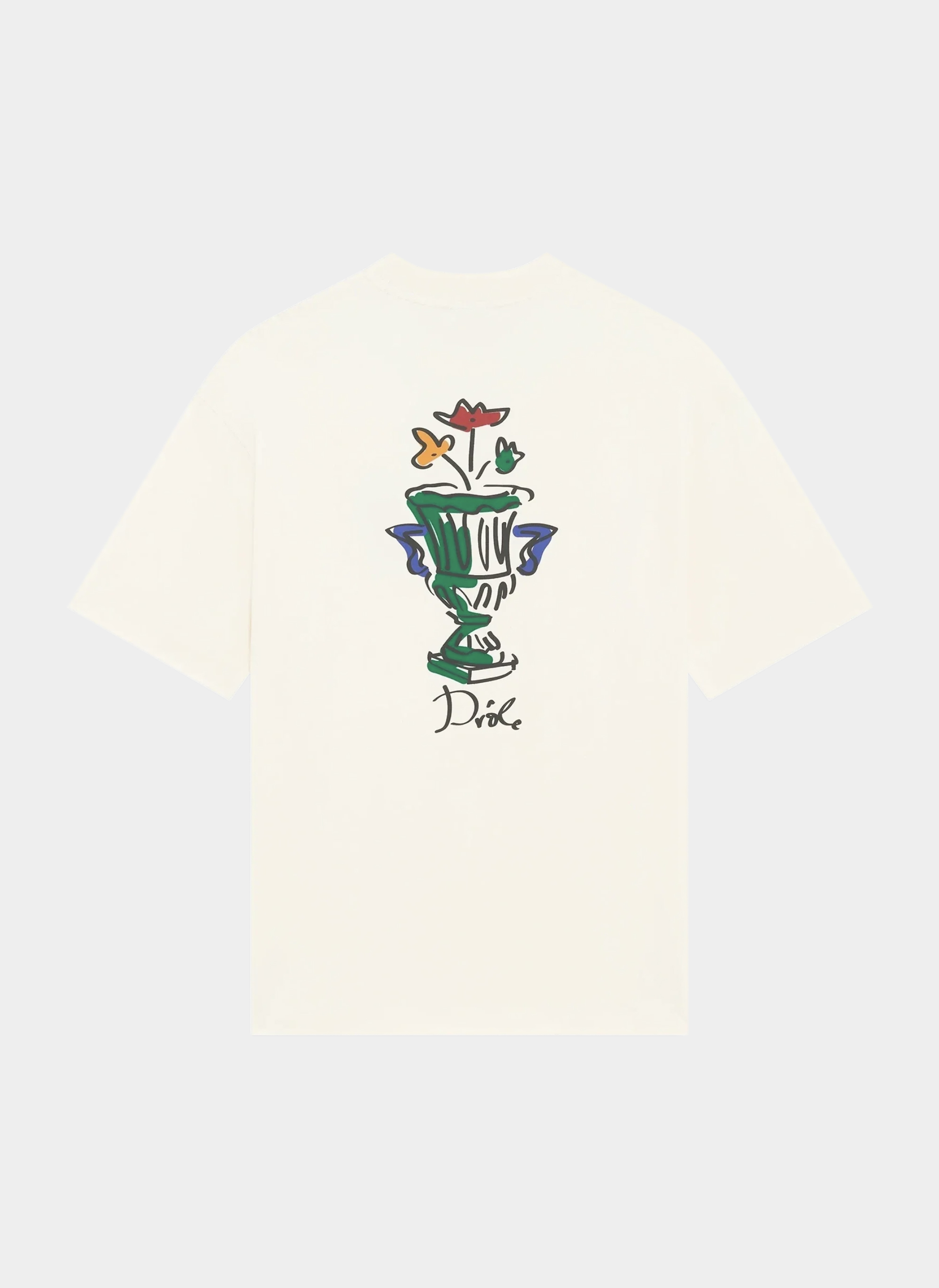 Футболка ‘Le T-Shirt Vase’ Cream Футболка ‘Le T-Shirt Vase’ Cream