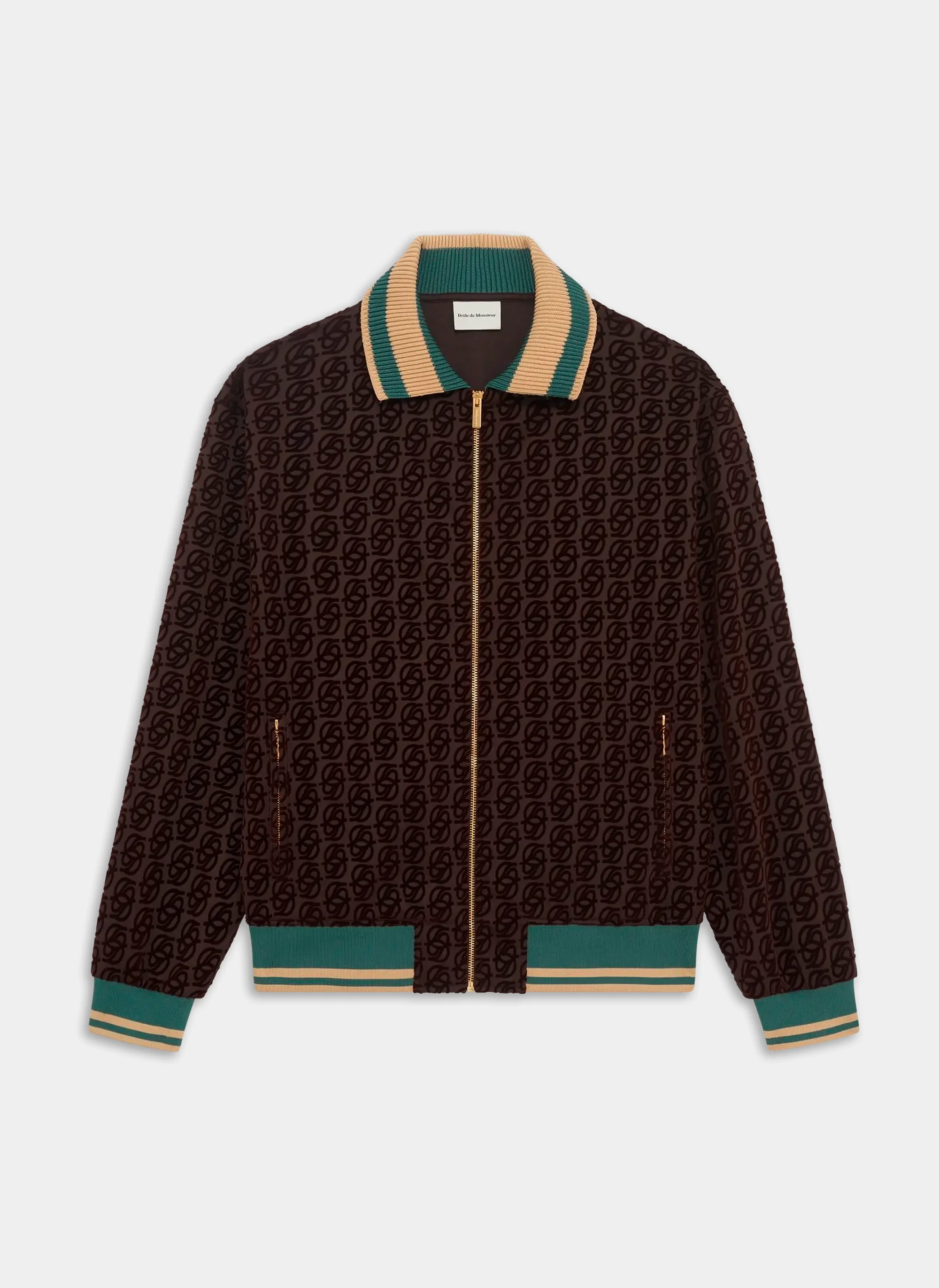 Олимпийка La Track Jacket Monogramme Dark Brown