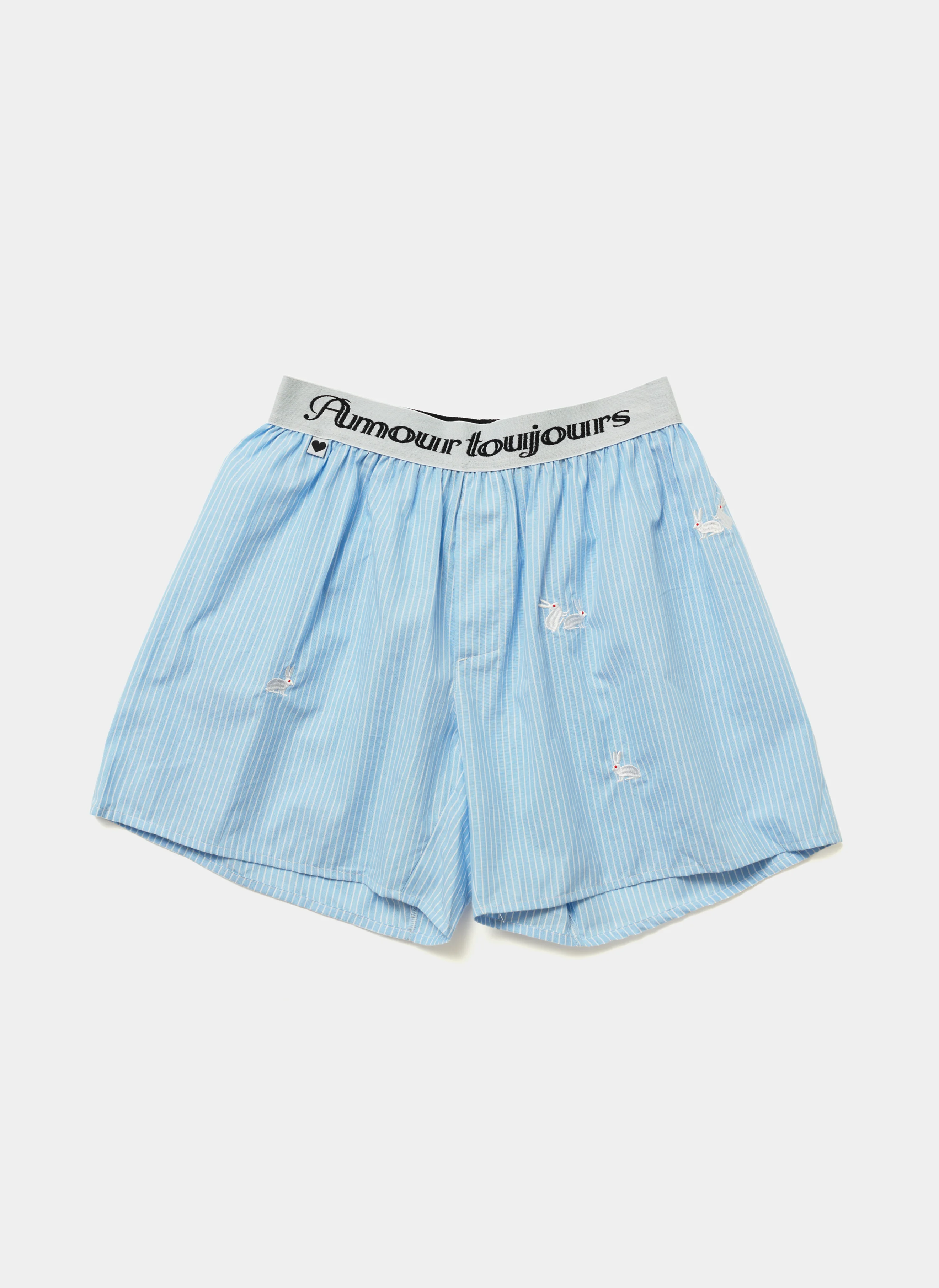 Шорты-боксеры Follow the Rabbit Underwear Blue Stripe