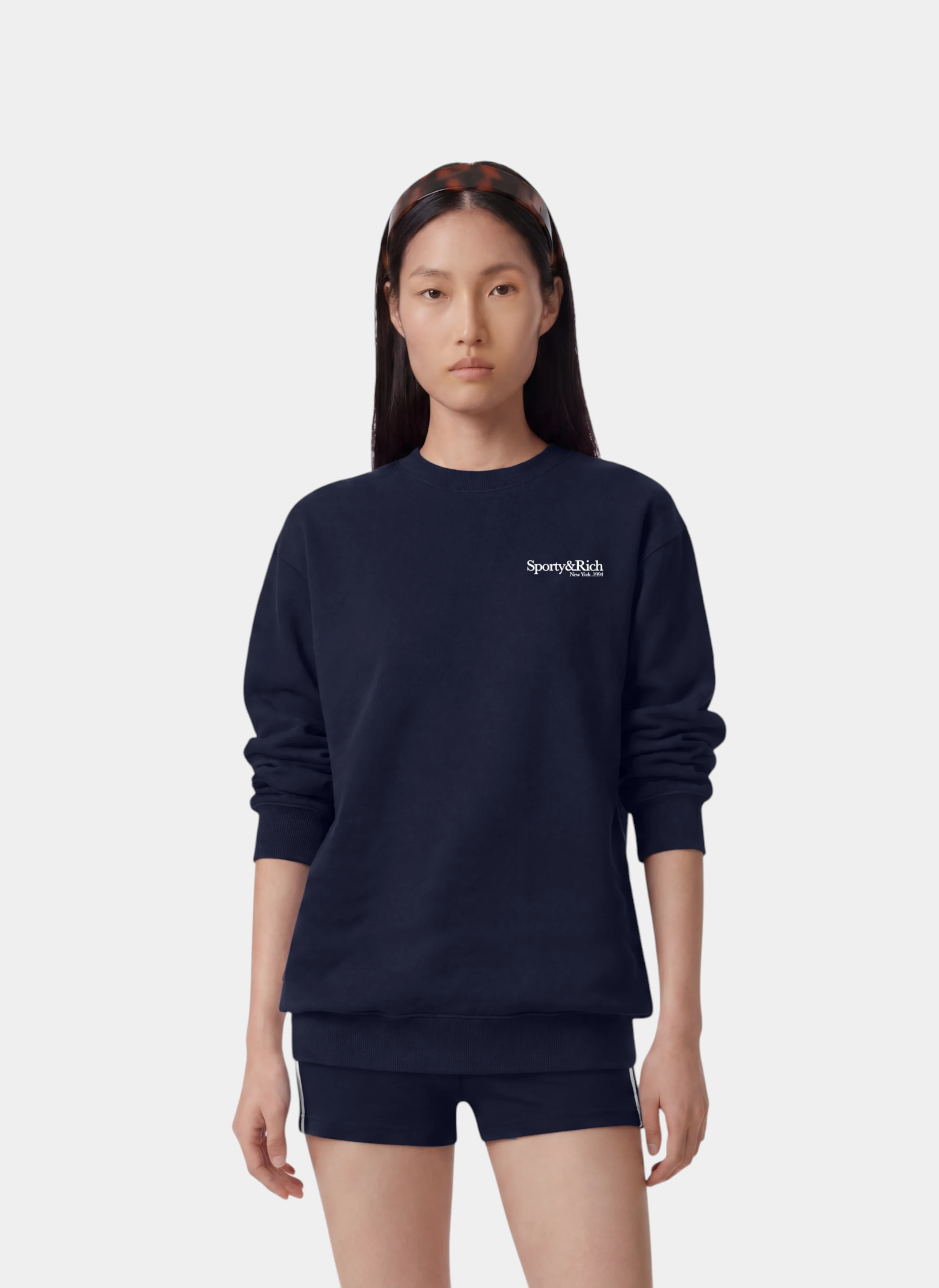 Свитшот HWCNY Crewneck Dark Navy/White