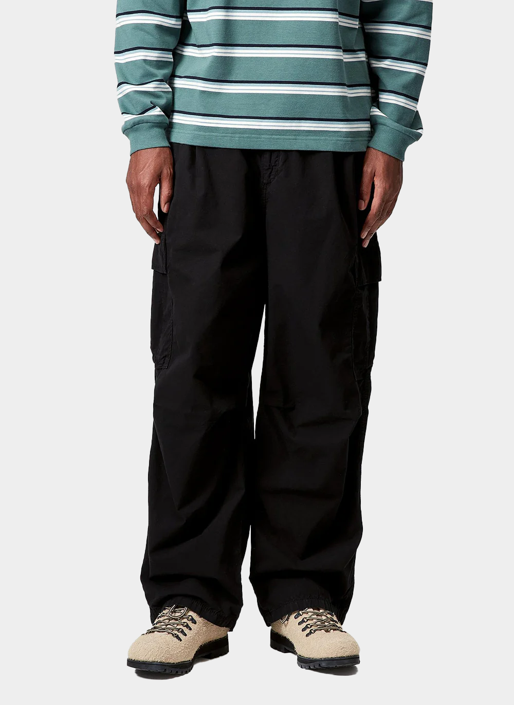 Брюки карго Cole Cargo Pant Black (Garment Dyed)