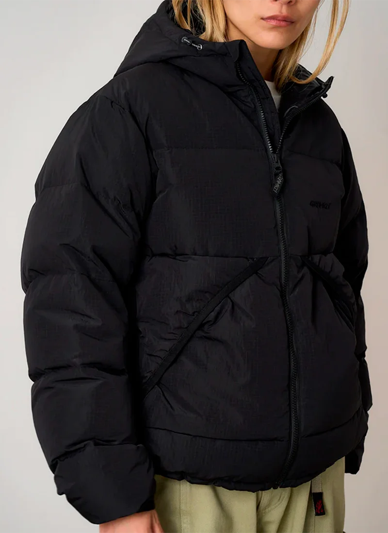 Пуховик Down Puffer Hooded Jacket Black