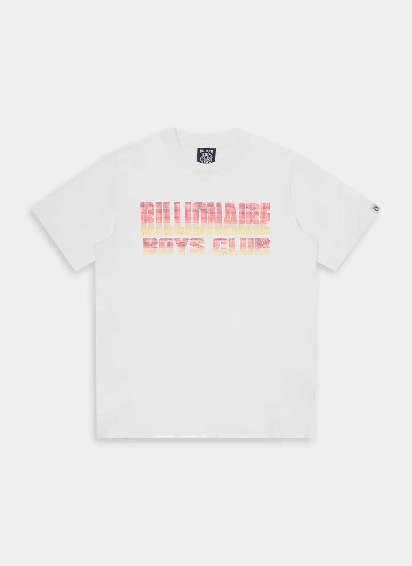 Футболка Straight Logo Gradient Diamonte T-Shirt White