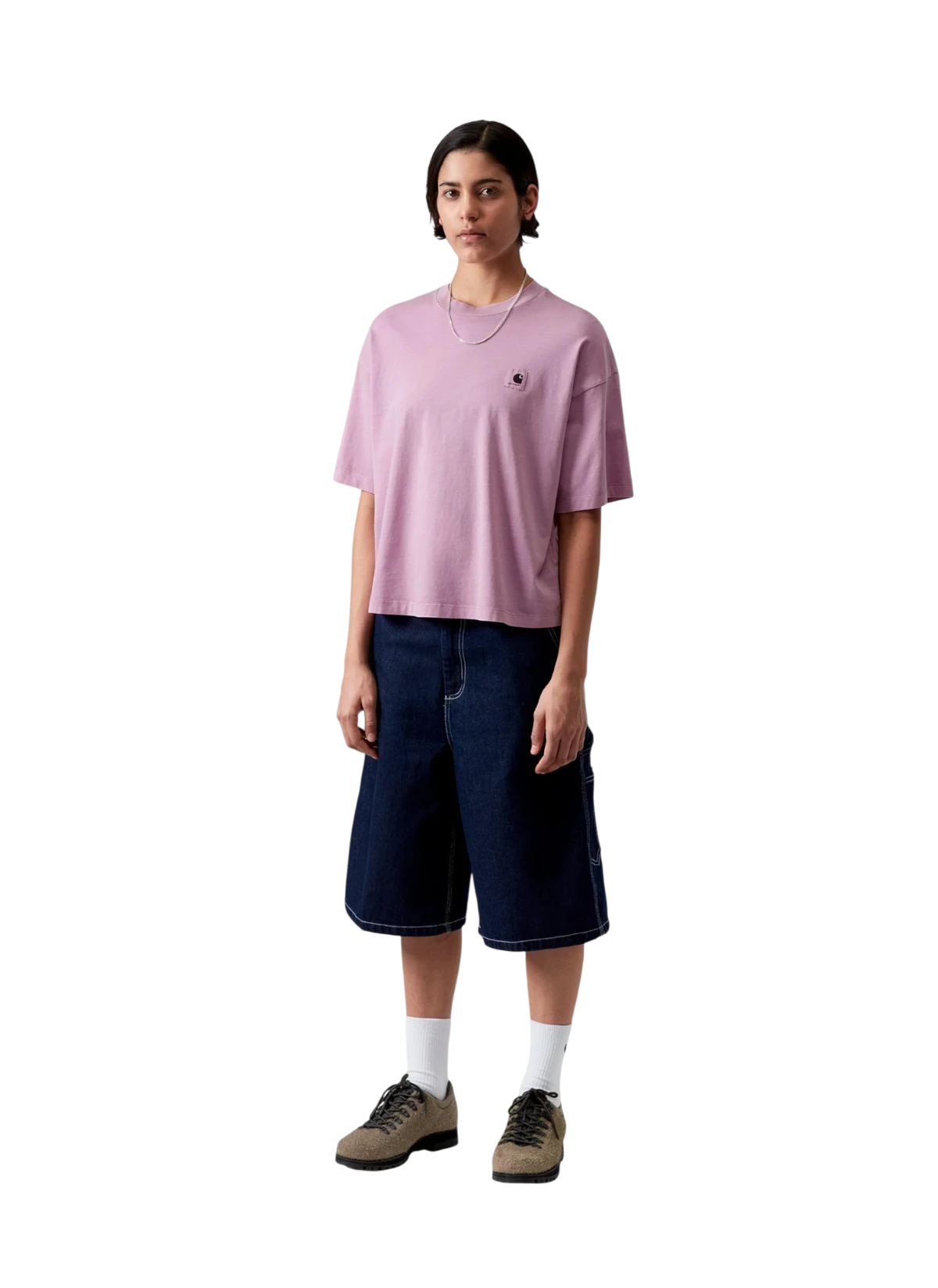 Футболка женская W S/S Nelson T-Shirt Gentle Purple (Garment Dyed)