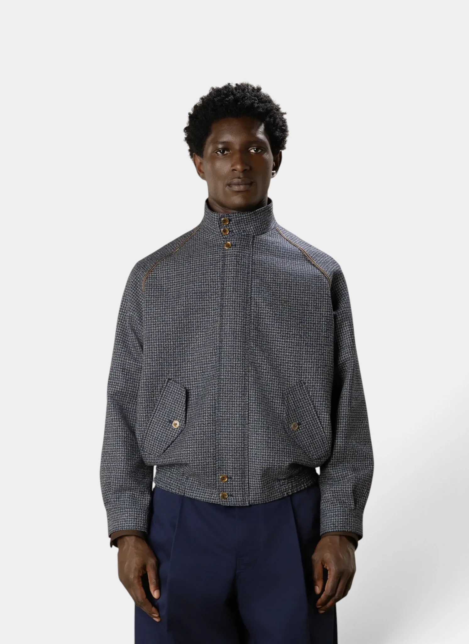 Куртка Houndstooth Baracuta Jacket  Navy