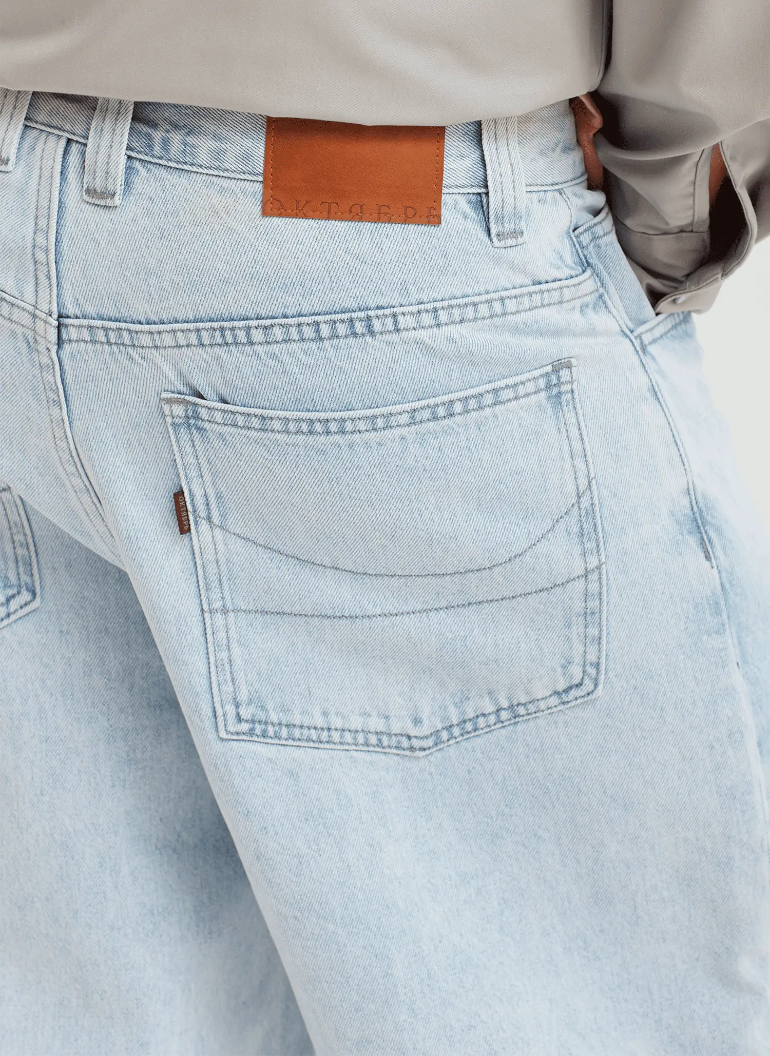 Шорты Og Logo Baggy Denim Shorts BLUE HEAVY STONE BLEACHED