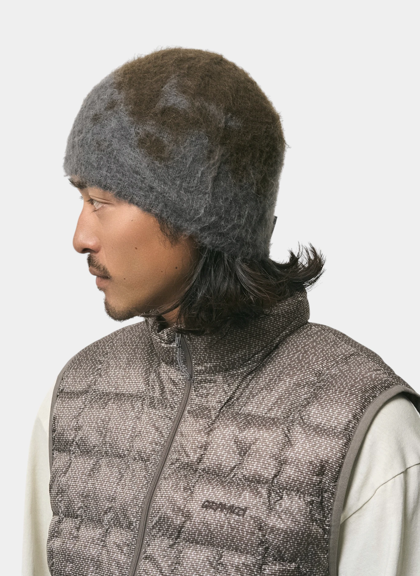 Шапка Mohair Splatter Beanie Grey