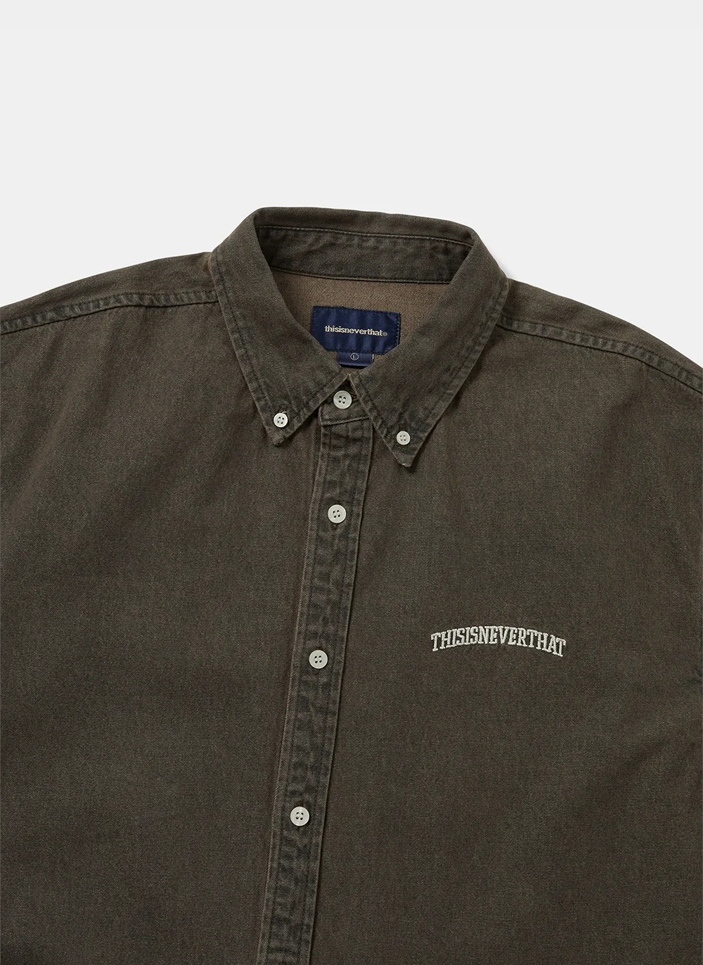 Рубашка TNT Washed Denim Shirt Brown
