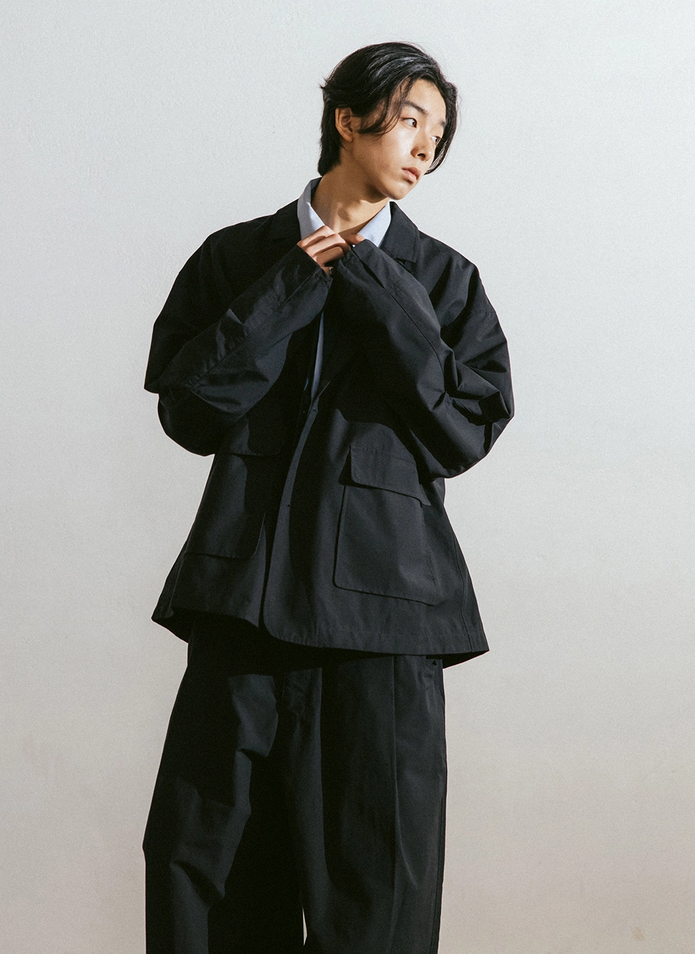 Овершот Decent Pocket Blazer Jacket Black