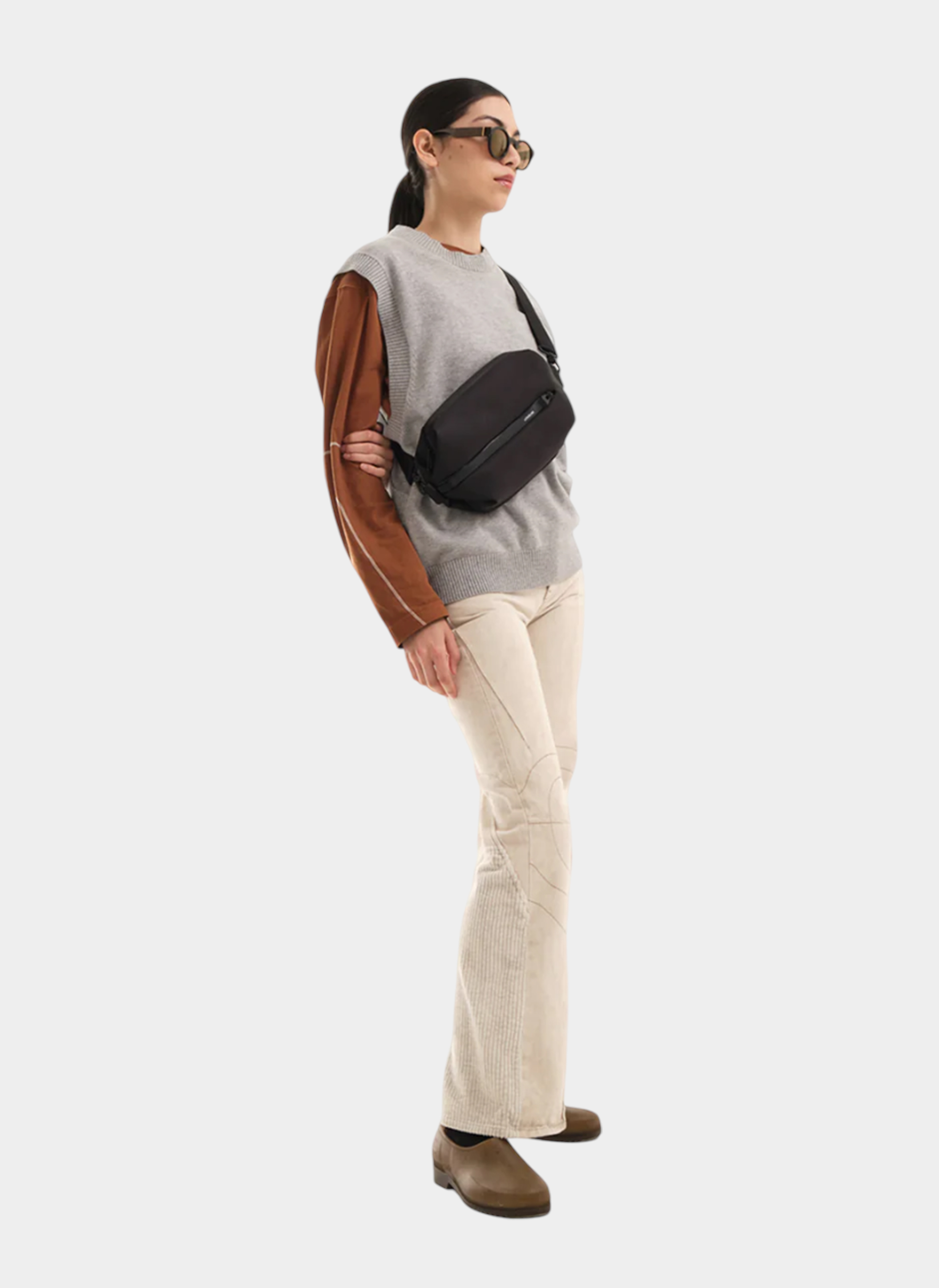 Сумка Satchel & Cross Body Ens Sleek Black Black  Black