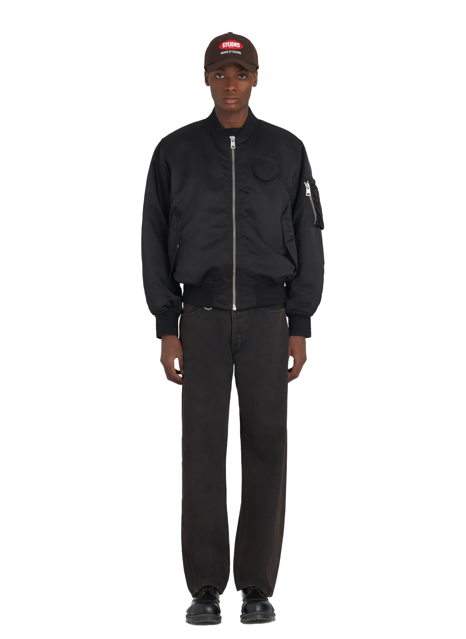 Бомбер Nylon Bomber Jacket Black