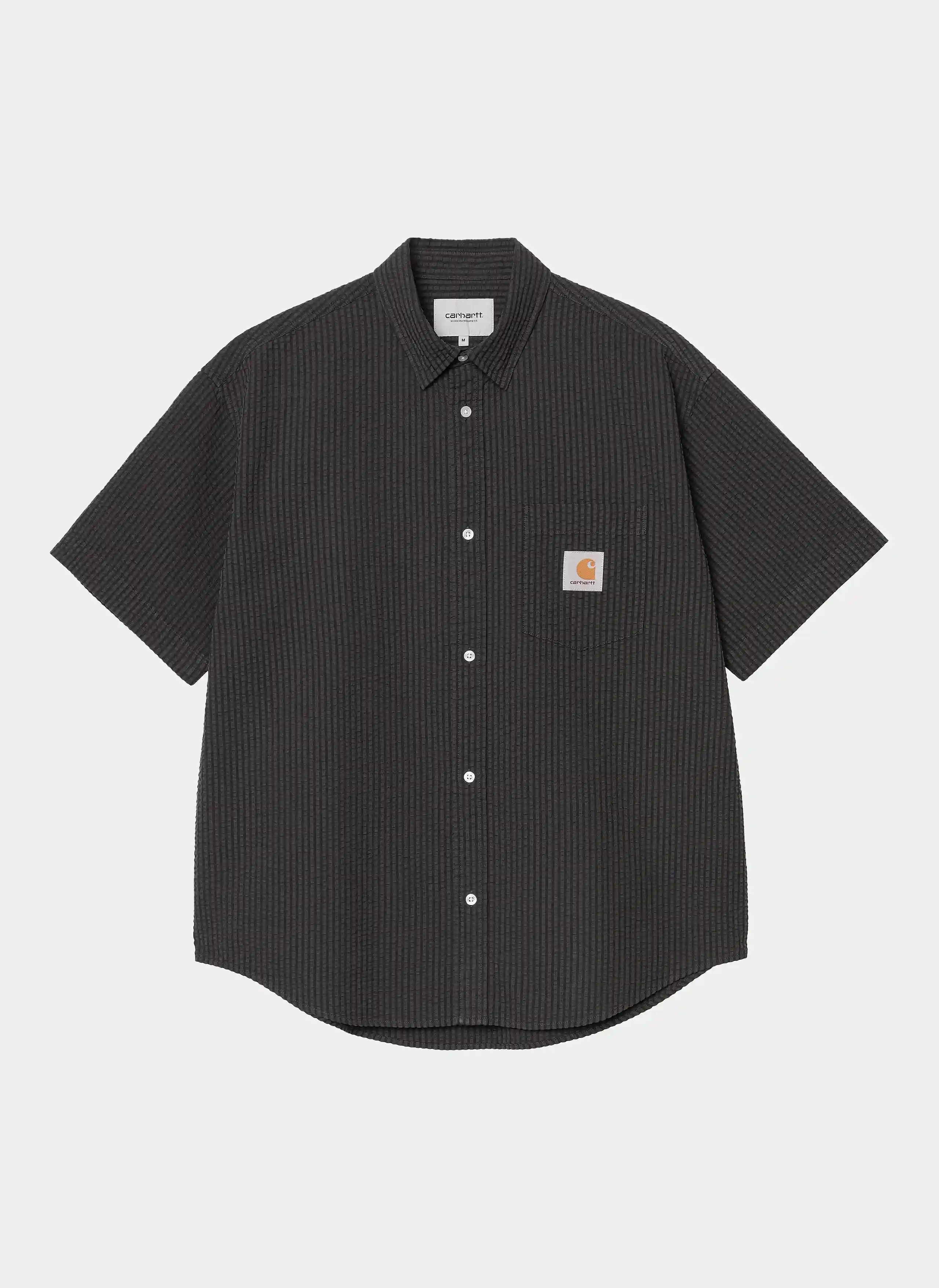 Рубашка S/S Toland Shirt Toland Stripe, Black