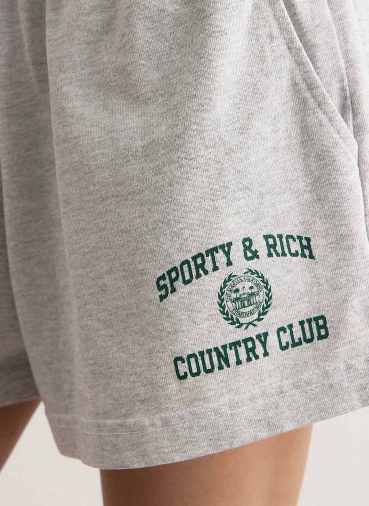 Шорты женские Varsity Crest Disco Short Heather Gray