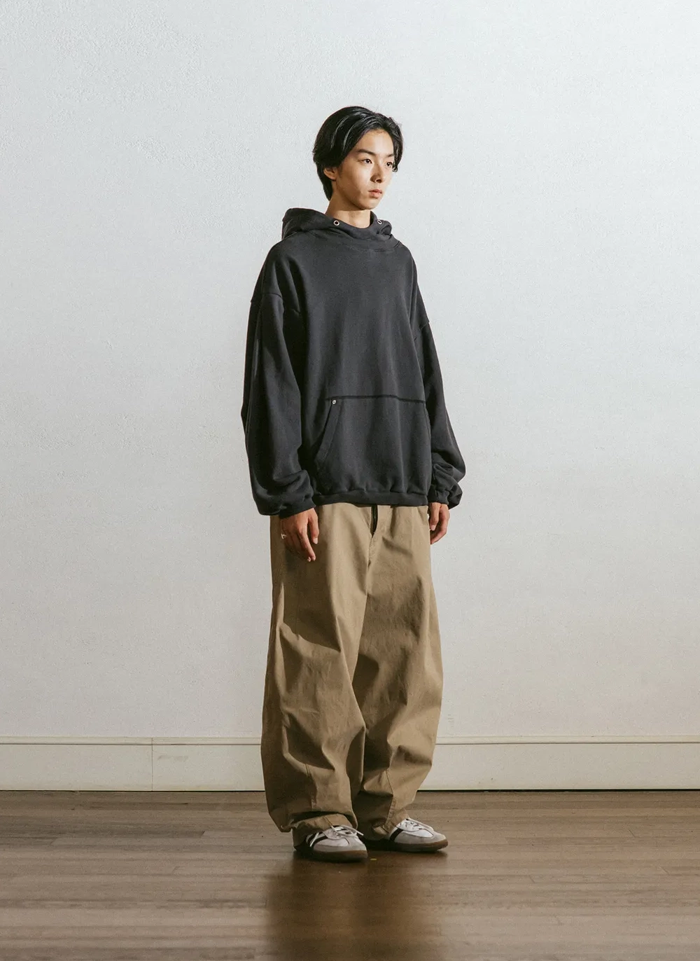 Худи Valley Layered Hoodie Dark Grey