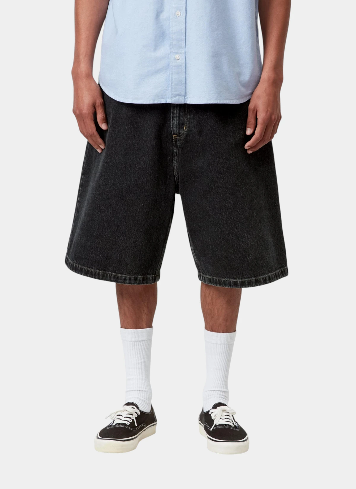 Шорты Brandon Short Black (Stone Washed)