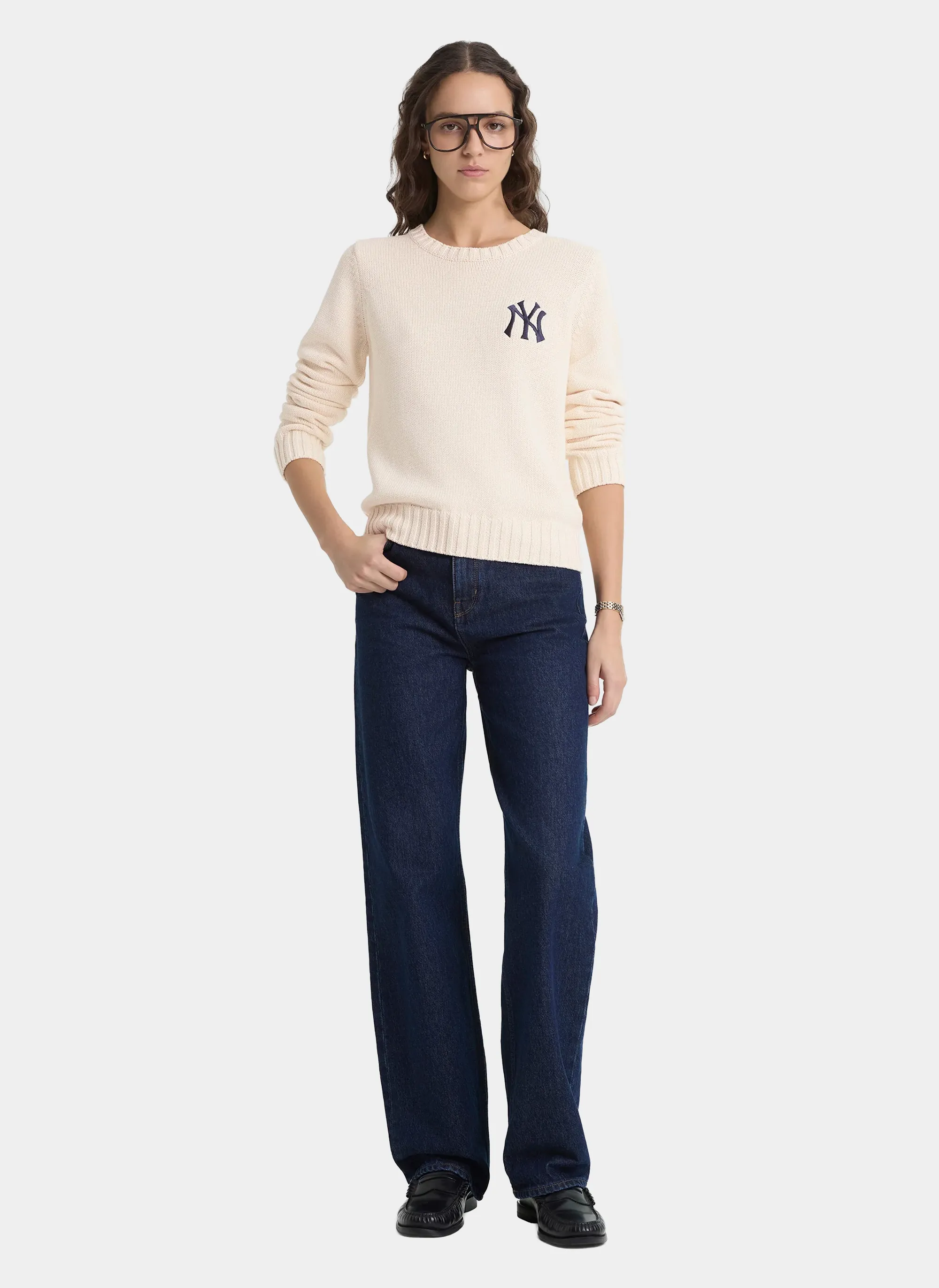 Свитер Heritage Yankees Serif Knitted Sweater Ecru