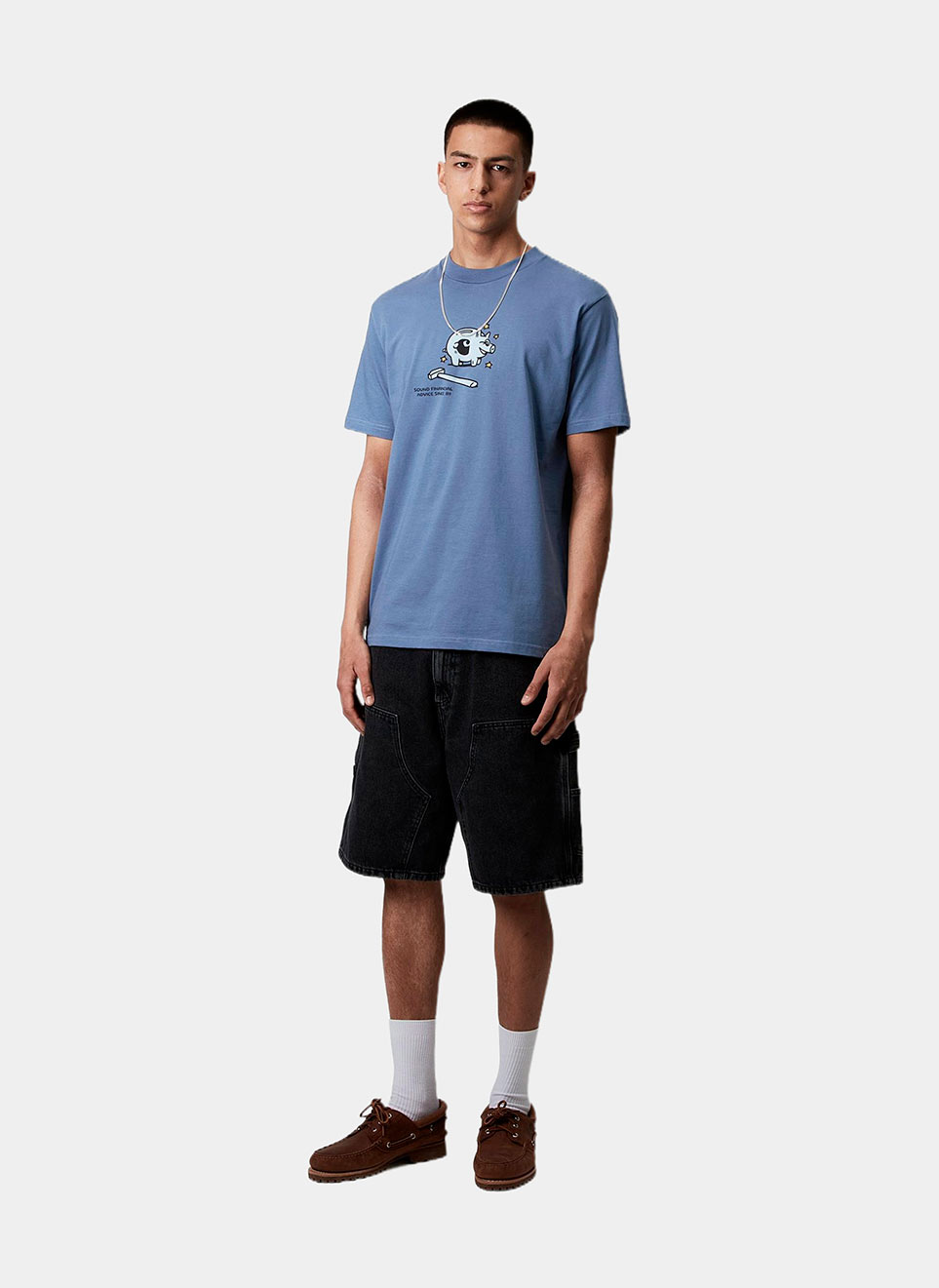 Футболка ‘S/S Piggybank T-Shirt’ BLUE IRIS Футболка ‘S/S Piggybank T-Shirt’ BLUE IRIS