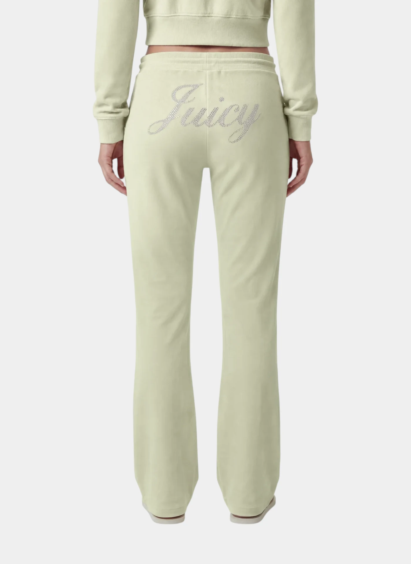 Брюки Juicy Script Velour Sweatpant Sage