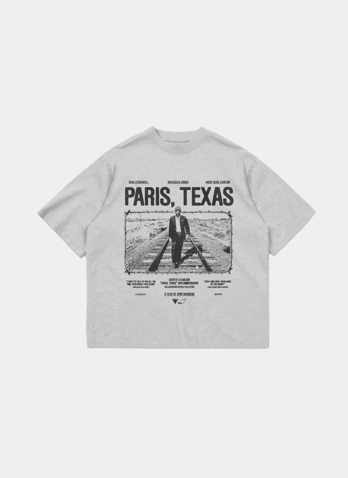 Футболка Paris, Texas T-Shirt Heather Grey