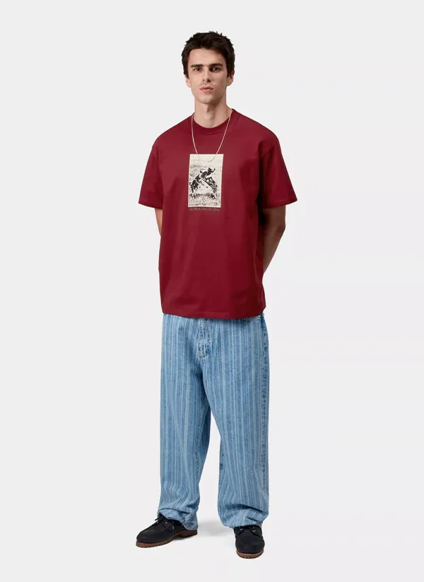 Футболка S/S No Play T-Shirt Scarlet