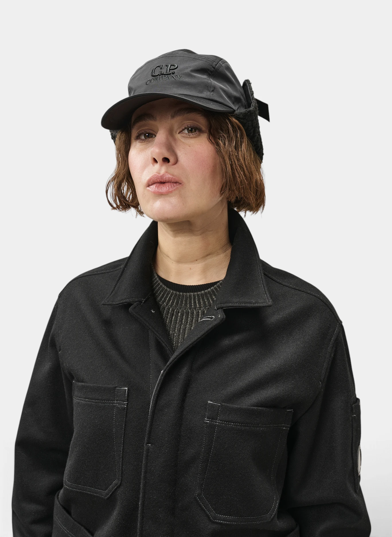 Кепка Chrome-R Earflap Hat Black