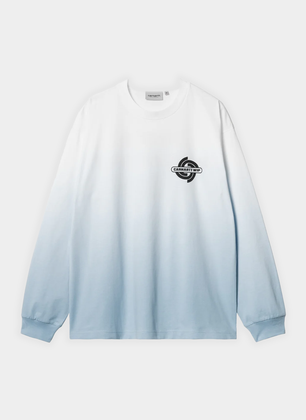Лонгслив L/S Light Work T-Shirt White / Bluebird (Dip Dye)
