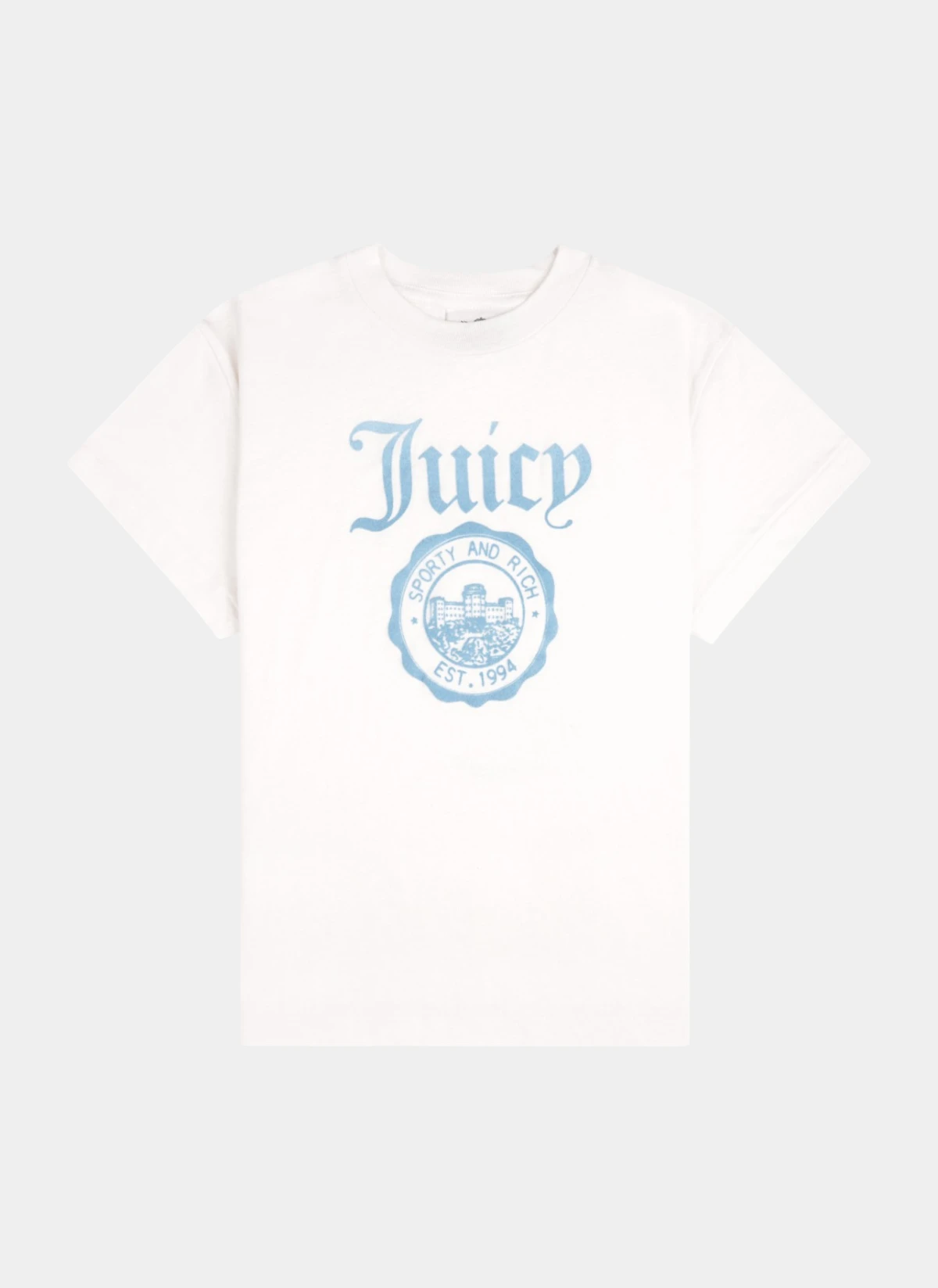 Футболка Juicy Emblem Essentials Tee White/Sky Blue