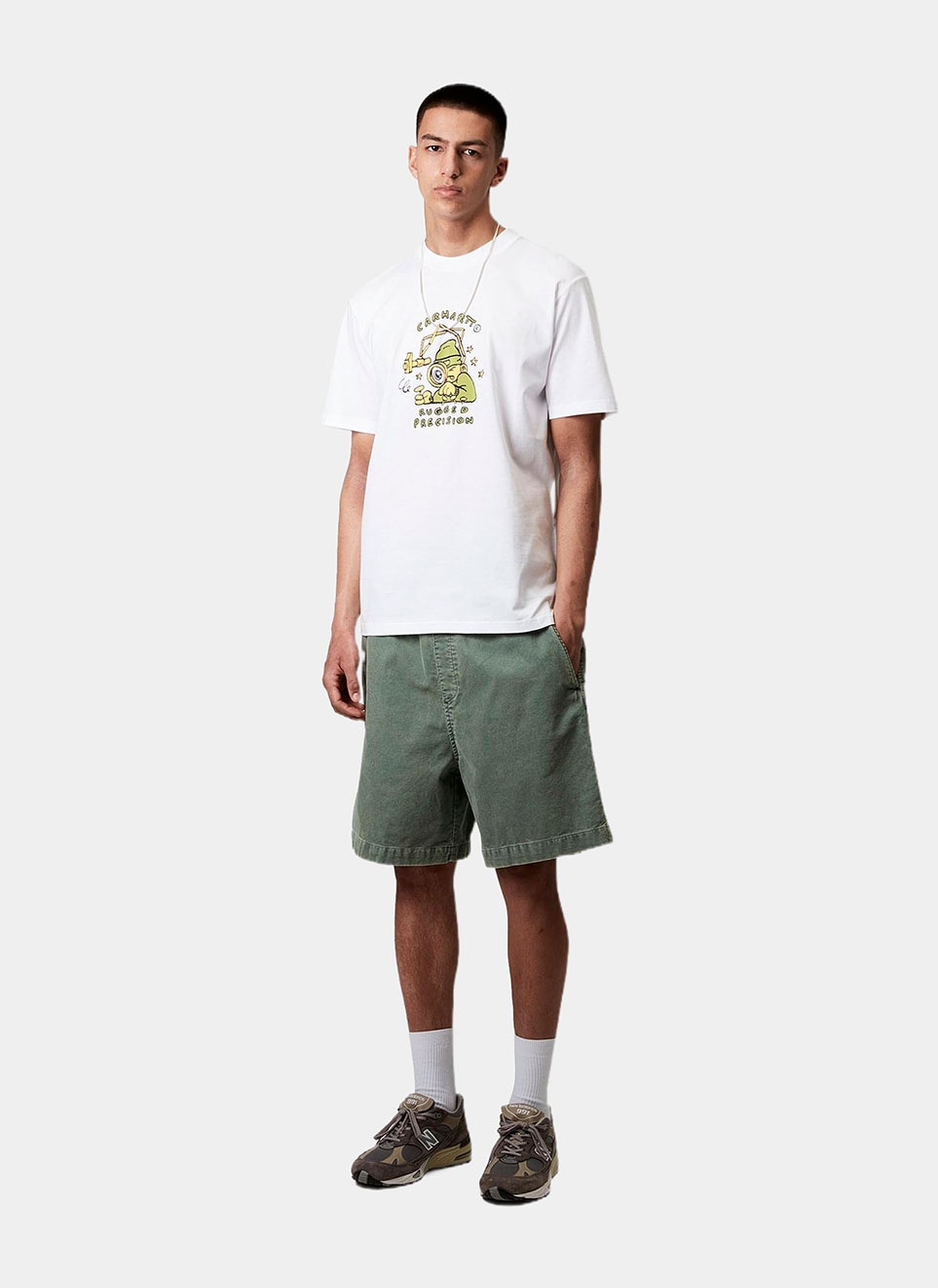 Футболка ‘S/S Precision Work T-Shirt’ WHITE Футболка ‘S/S Precision Work T-Shirt’ WHITE