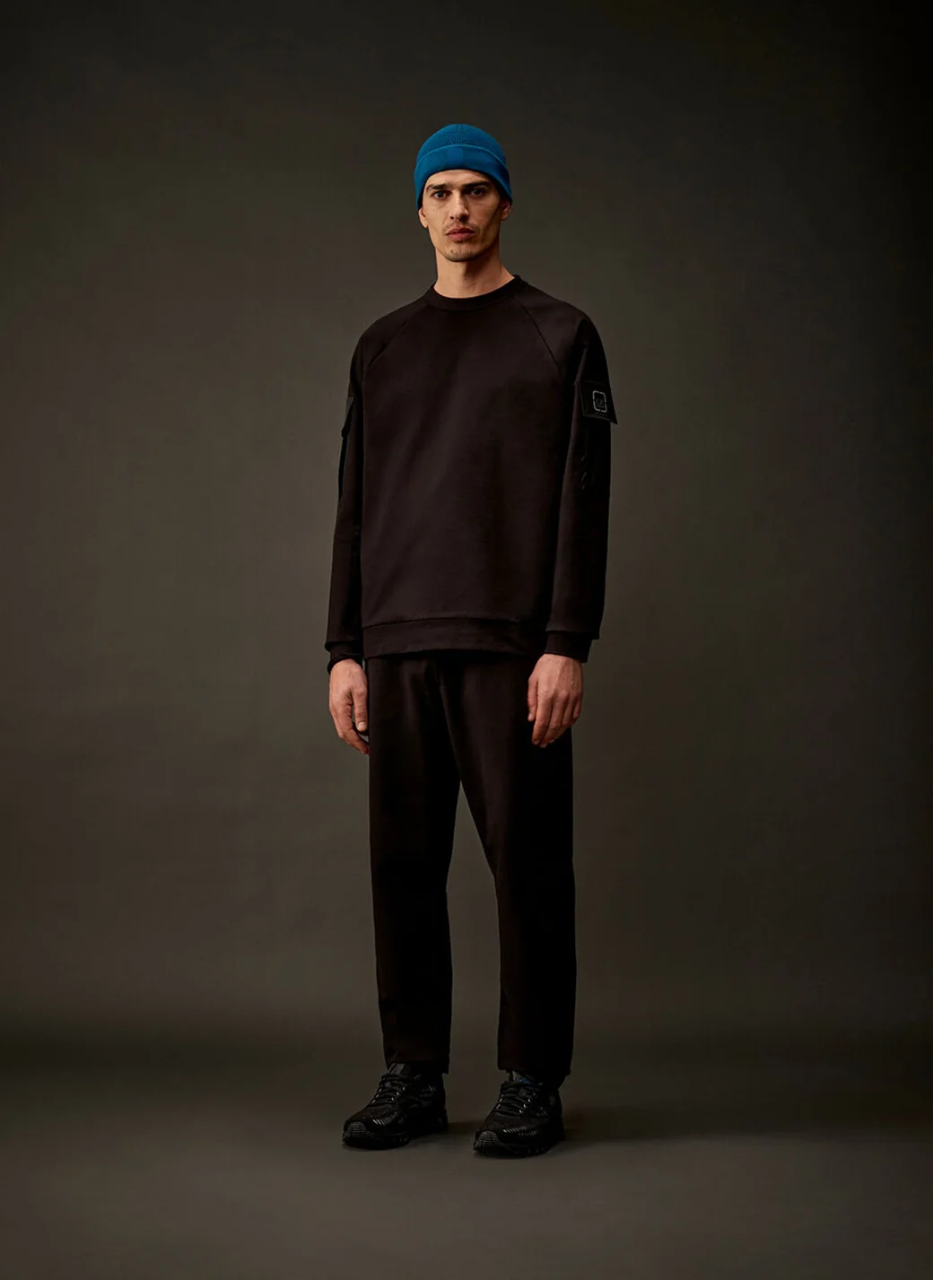 Свитшот Metropolis Series Stretch Fleece Mixed Crewneck Sweatshirt Black