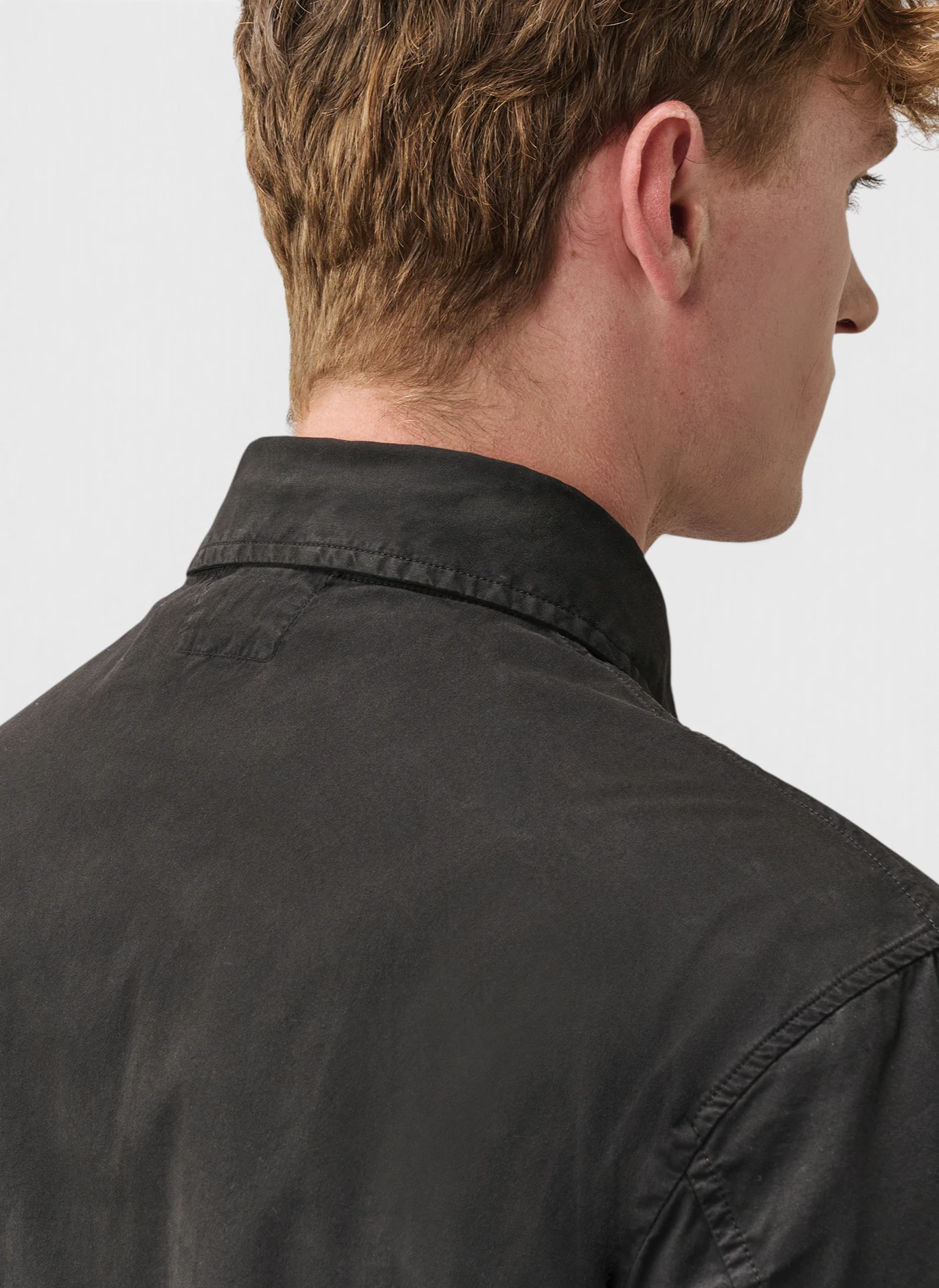 Овершот Organic Gabardine Zipped Lens Overshirt Black