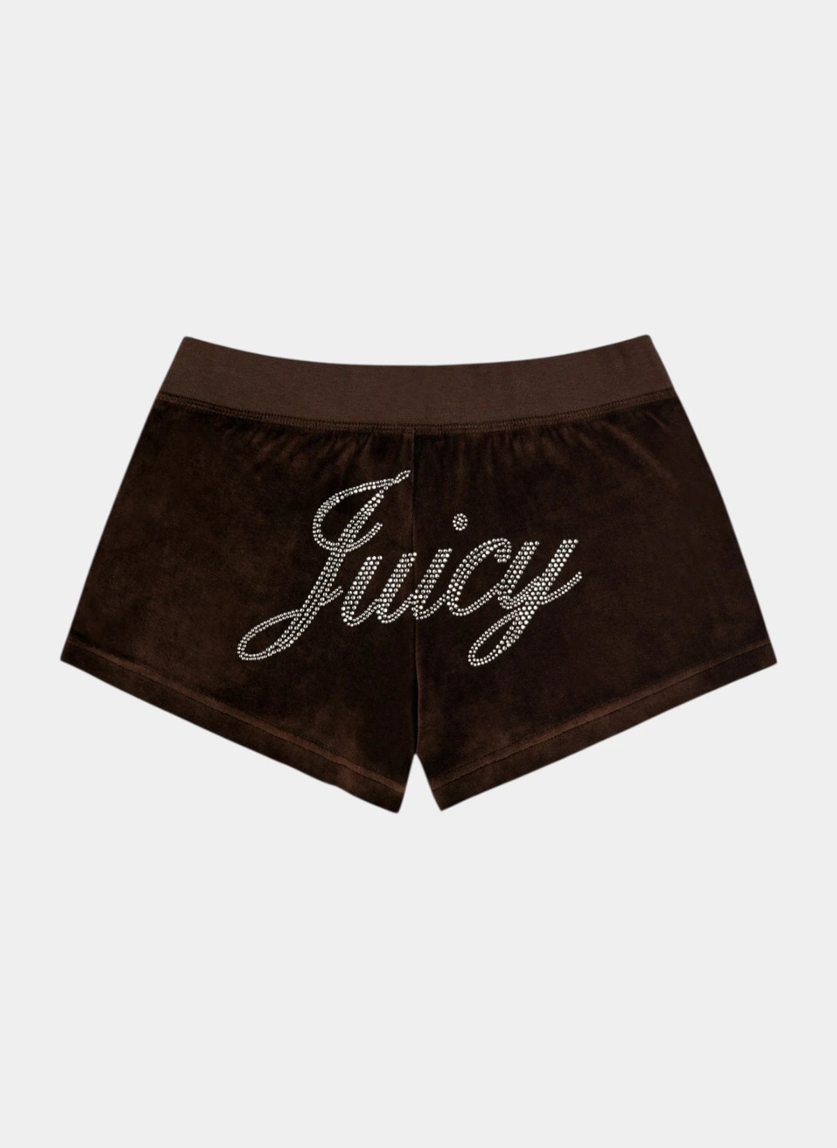 Шорты Juicy Script Velour Short Chocolate