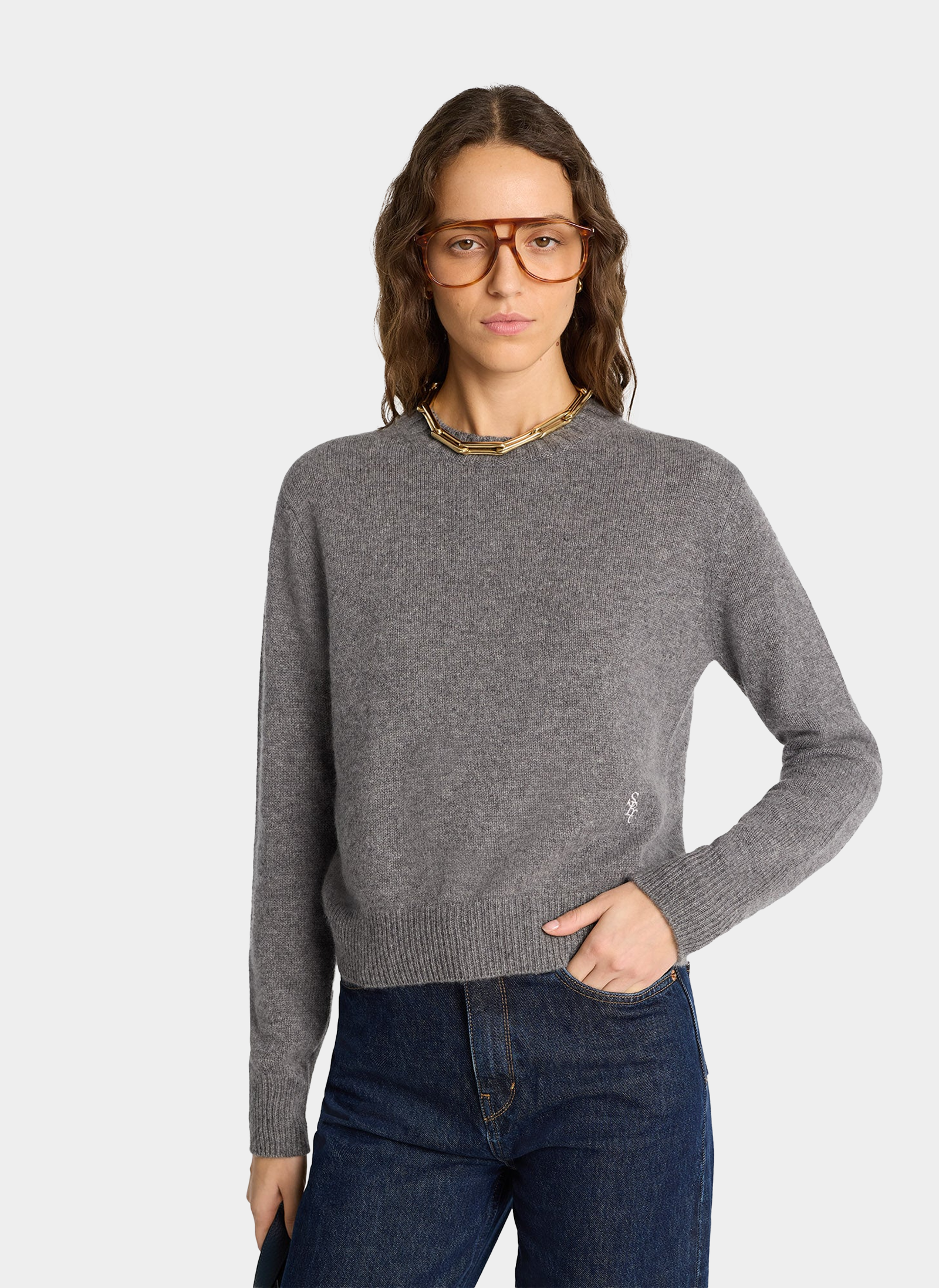 Свитер женский SRC Wool Cashmere Crewneck