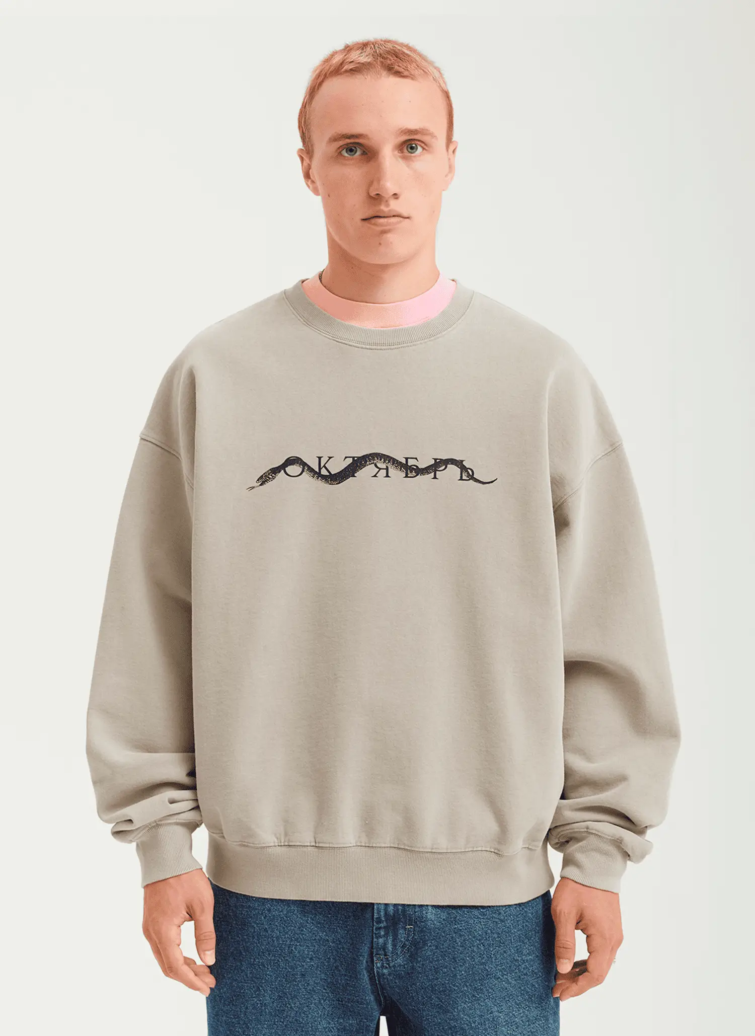 Свитшот Snake Sweatshirt GRAY HEATHER
