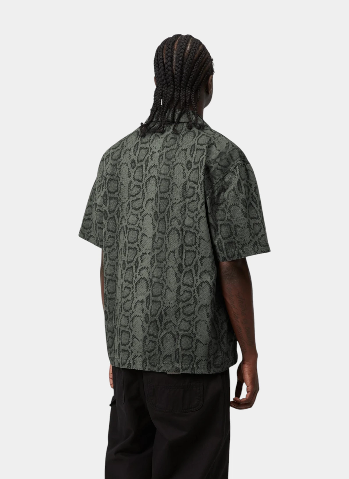 Рубашка S/S Snake Camo Shirt Snake Camo, Leaf (Garment Dyed)