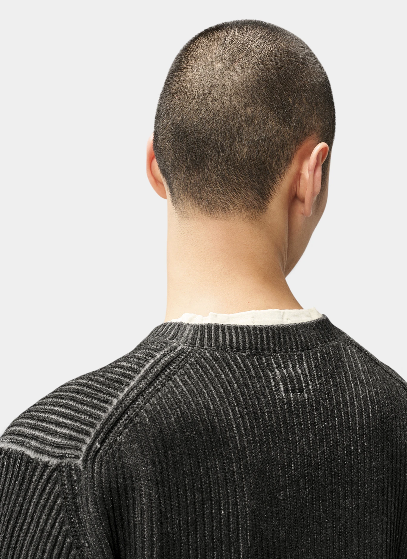 Свитер Cotton Chenille Special Dyed Crewneck Logo Sweater Raven