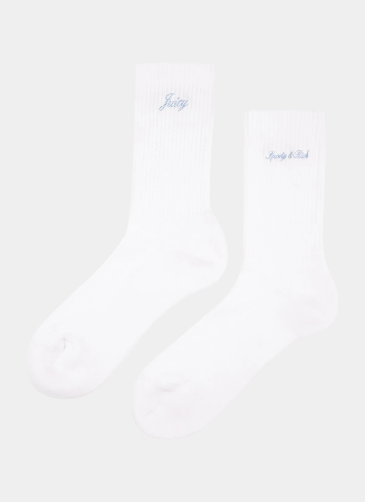 Носки Juicy Script Sock White/Sky Blue