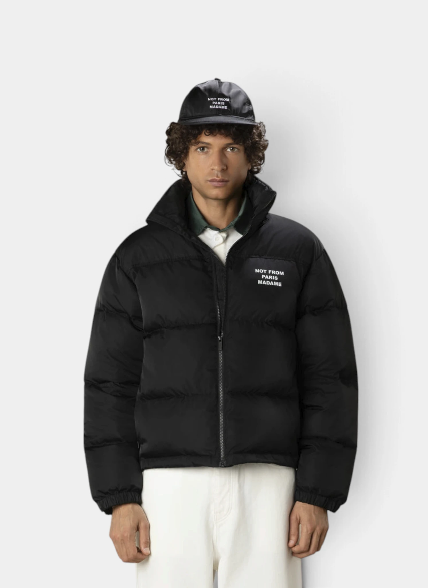 Кепка Slogan Flat Visor Cap Black