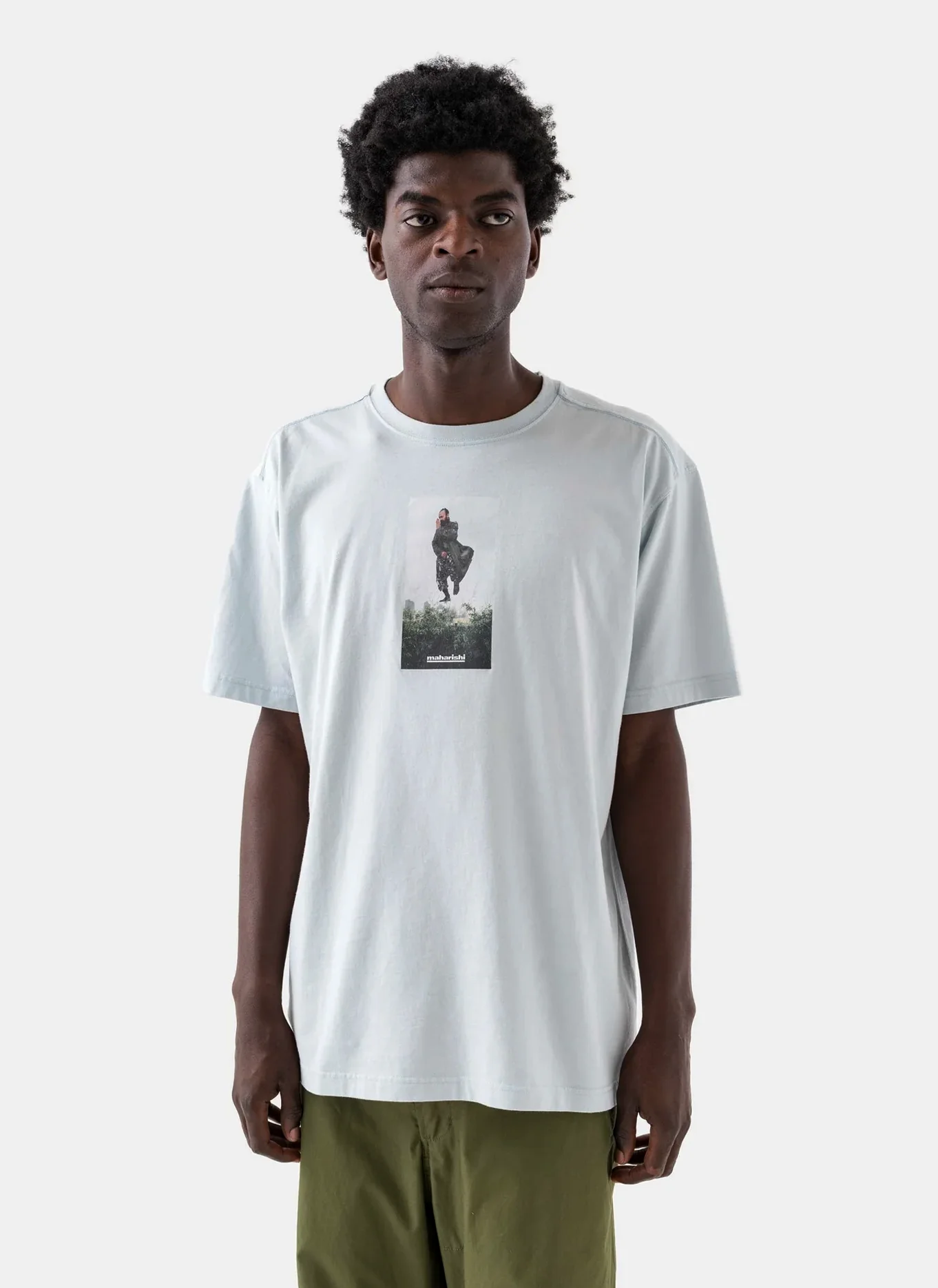 Футболка Mark Lebon Blechman S/S T-Shirt  Ice Blue