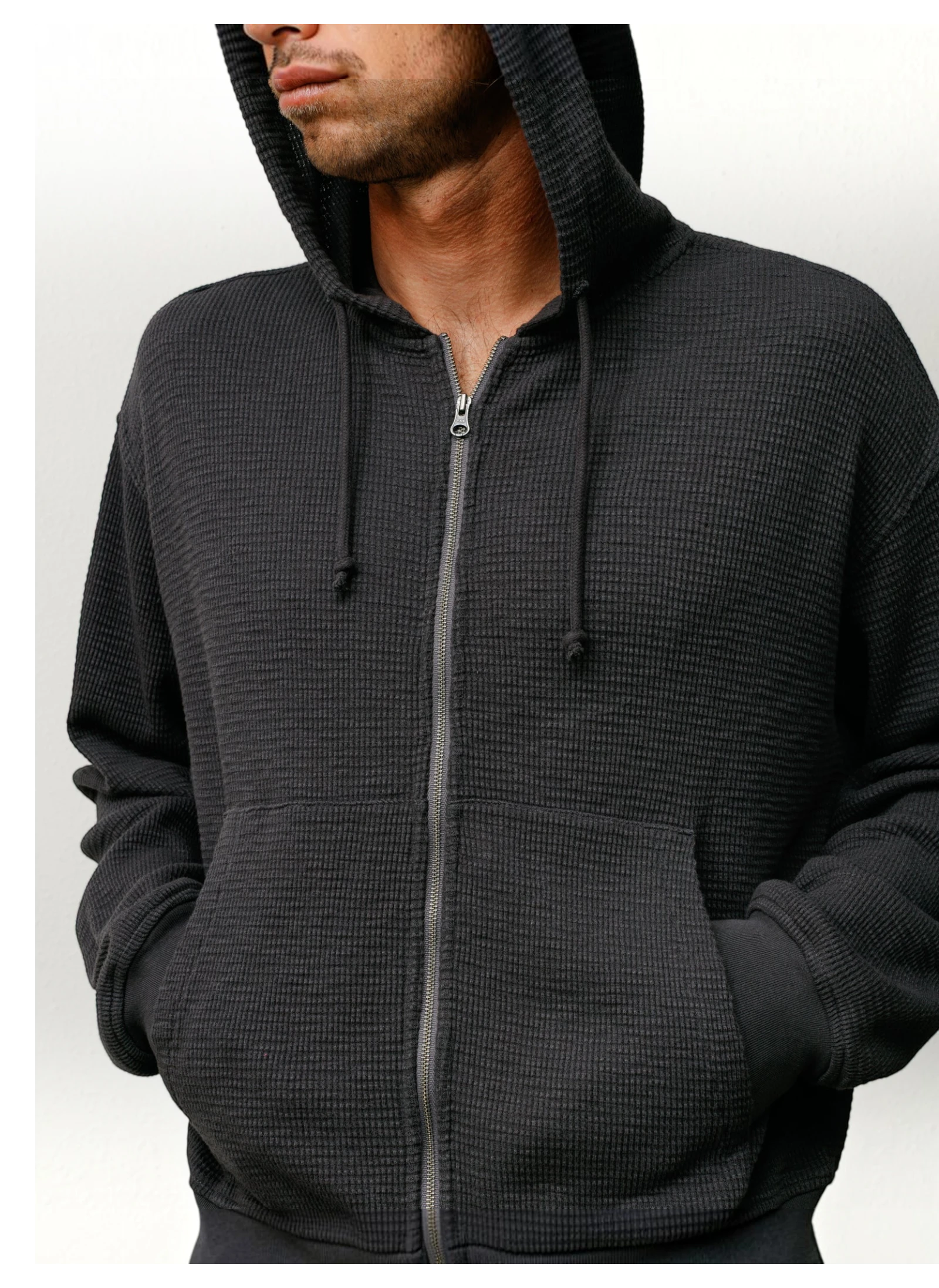 Худи на молнии Light Weight Thermal Hood Faded Black