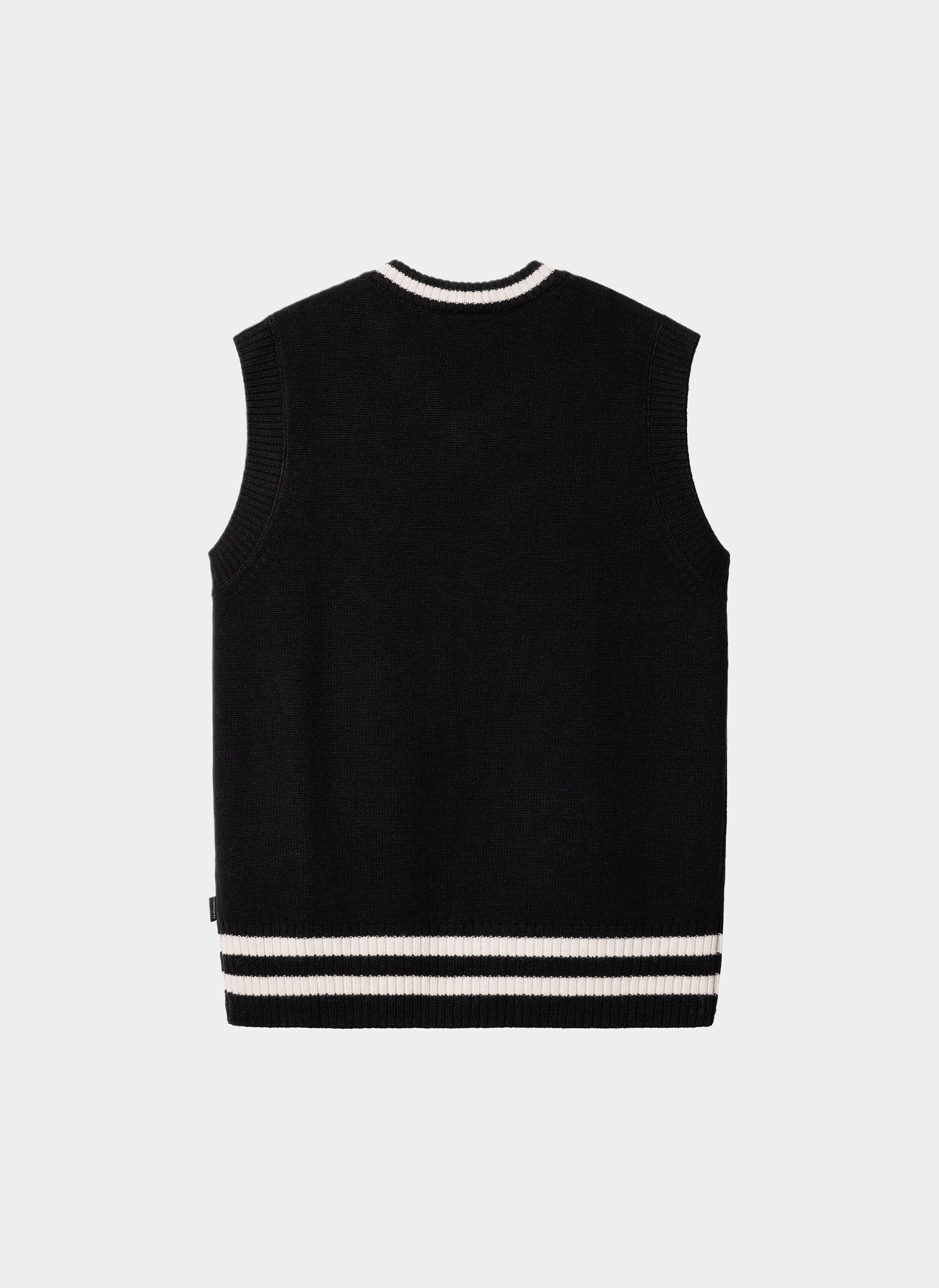 Жилет 'Stanford Vest Sweater’ Black / Salt Жилет 'Stanford Vest Sweater’ Black / Salt